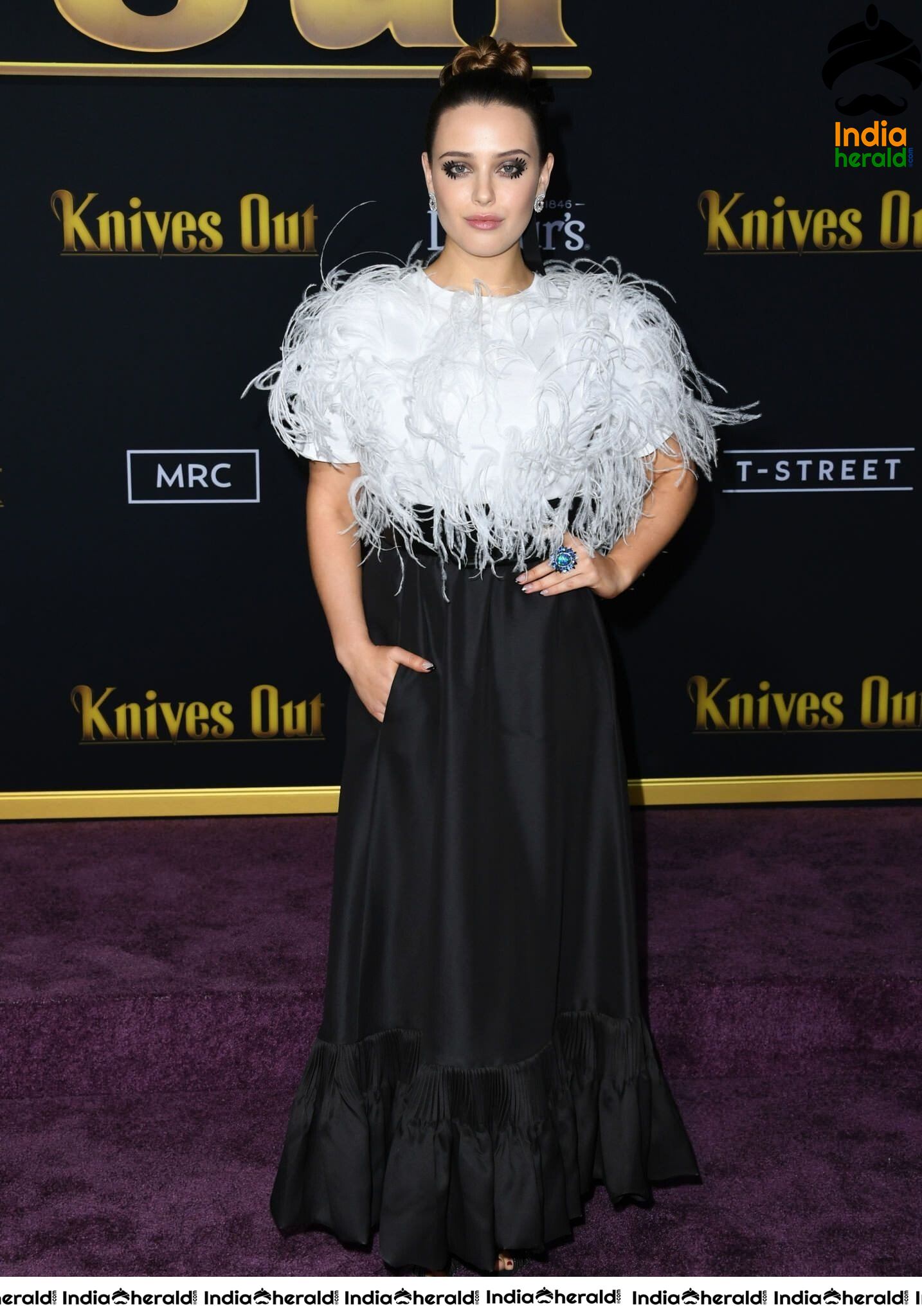 Katherine Langford at Knives Out Premiere in Los Angeles Set 1