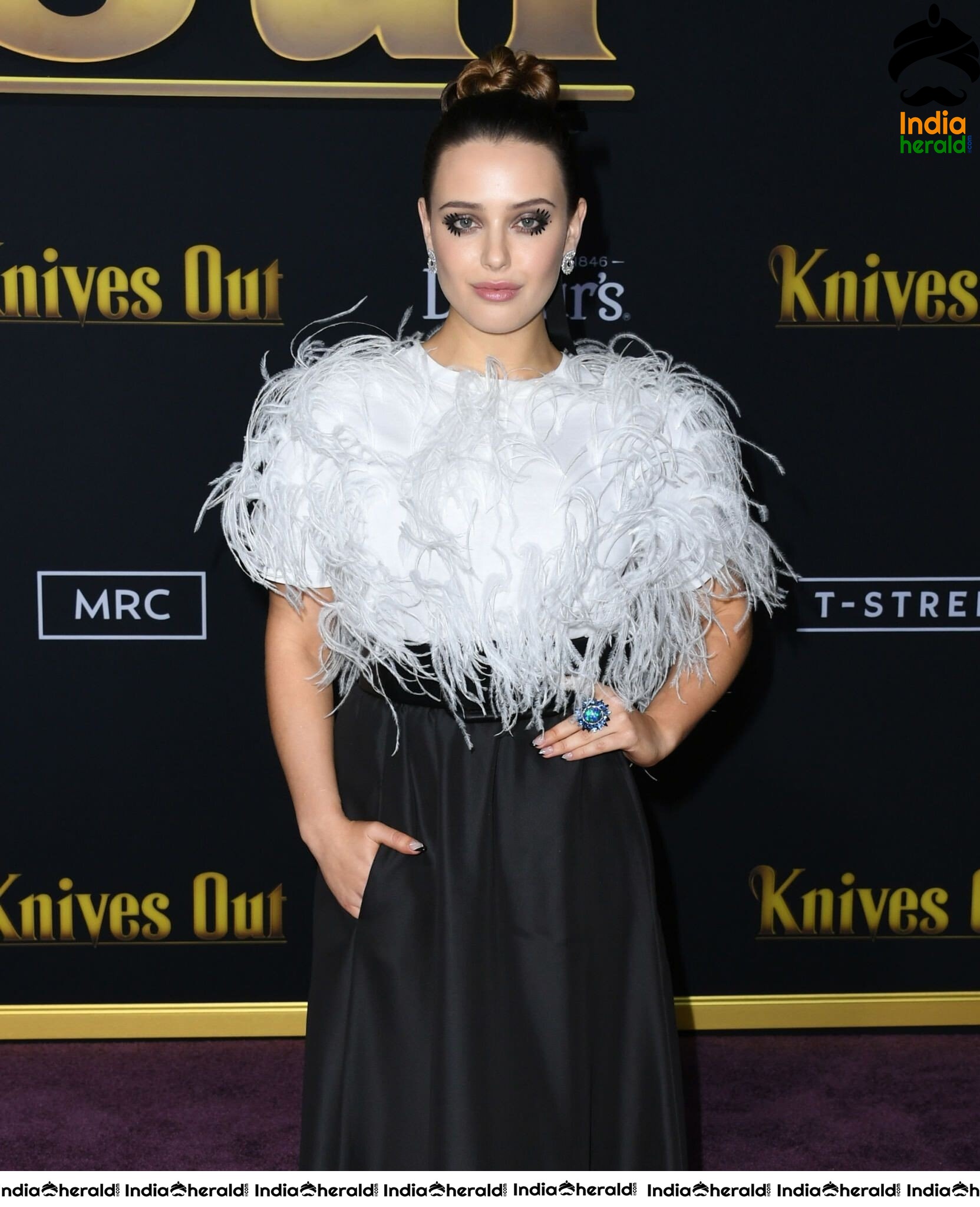 Katherine Langford at Knives Out Premiere in Los Angeles Set 1