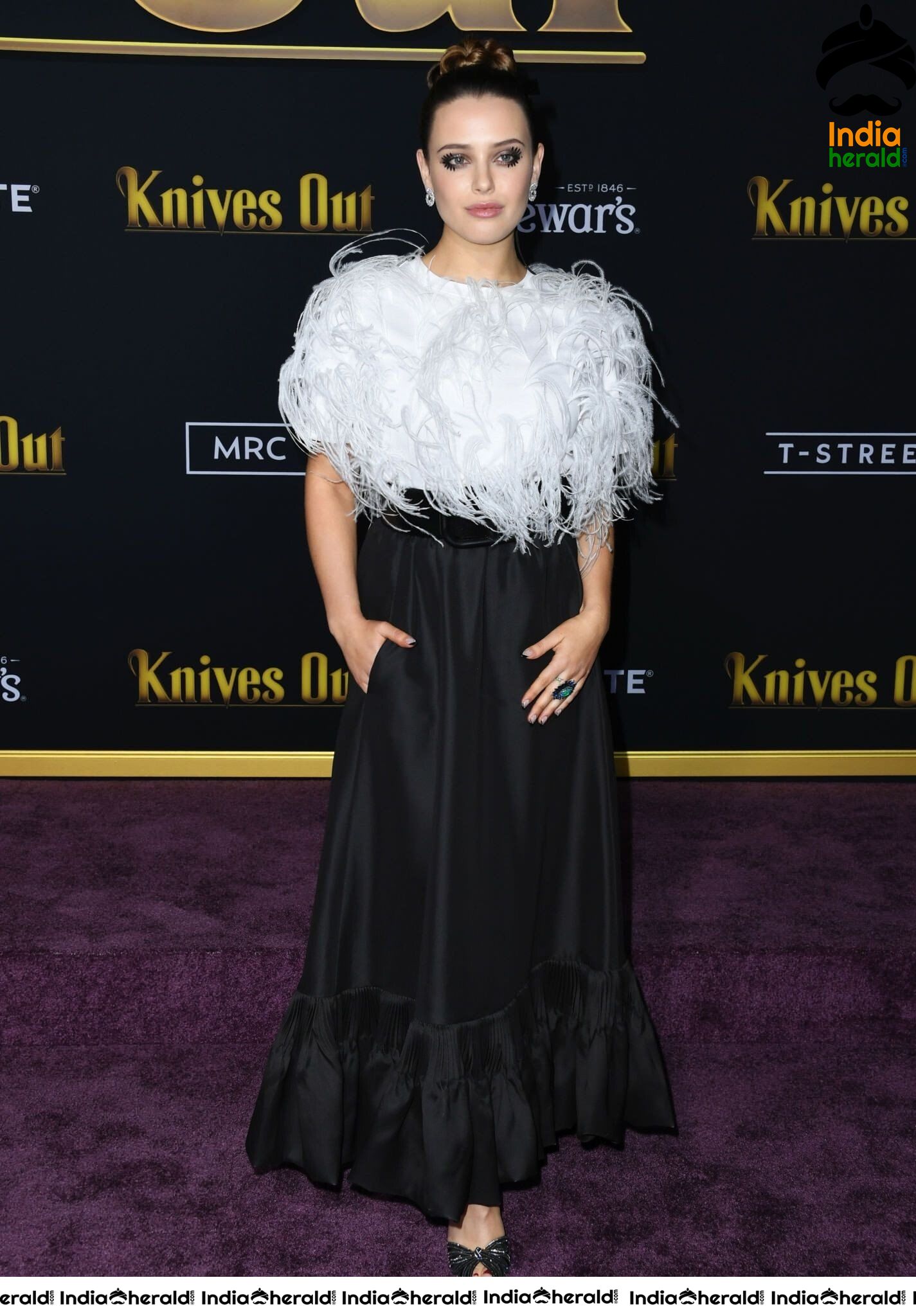 Katherine Langford at Knives Out Premiere in Los Angeles Set 1