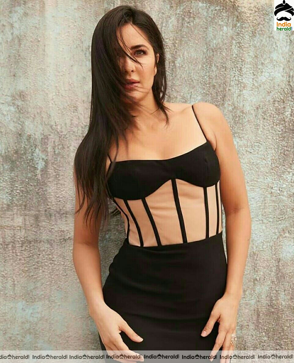 Katrina kaif Hot Black Dress Stills