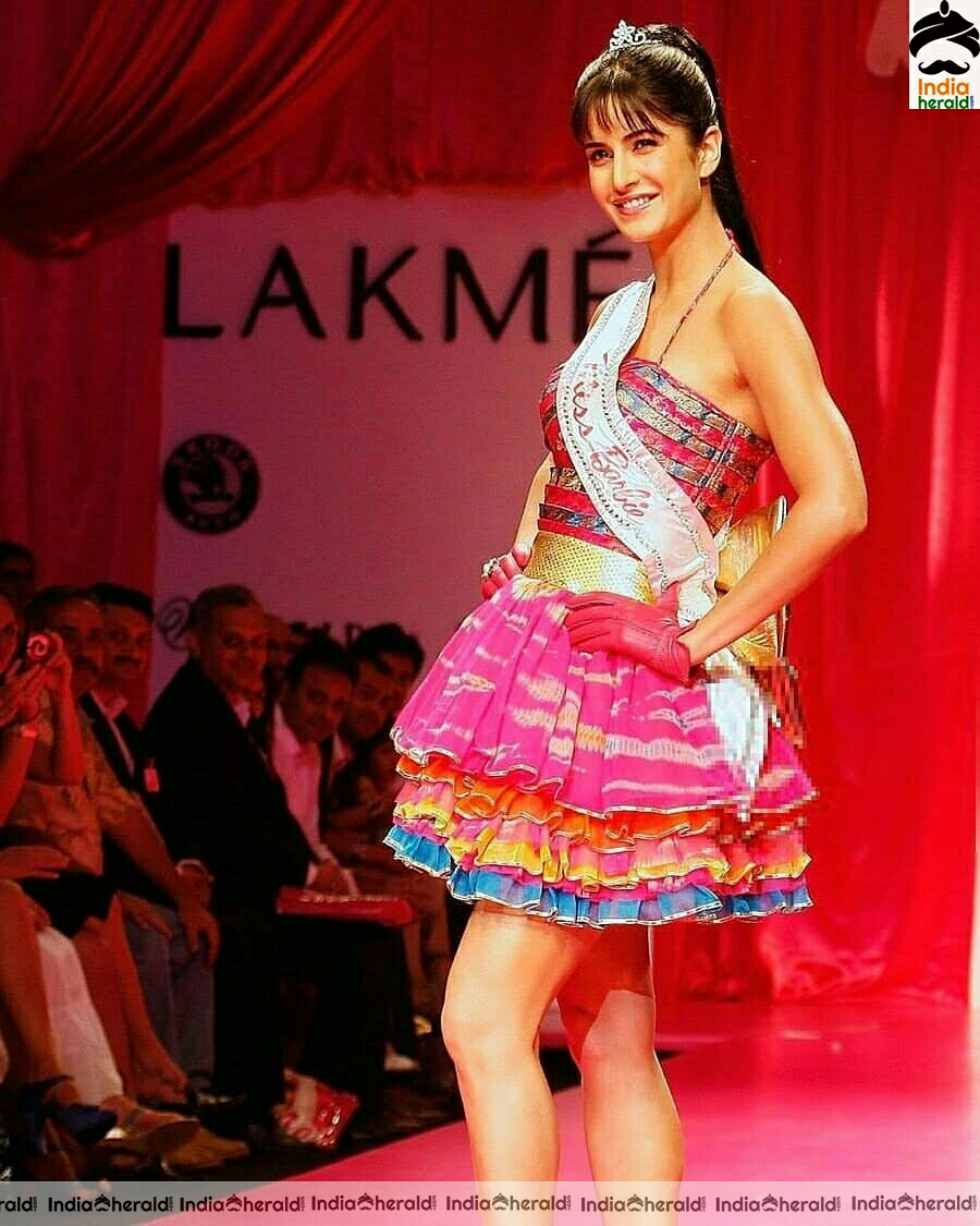 Katrina looking like a Barbie
