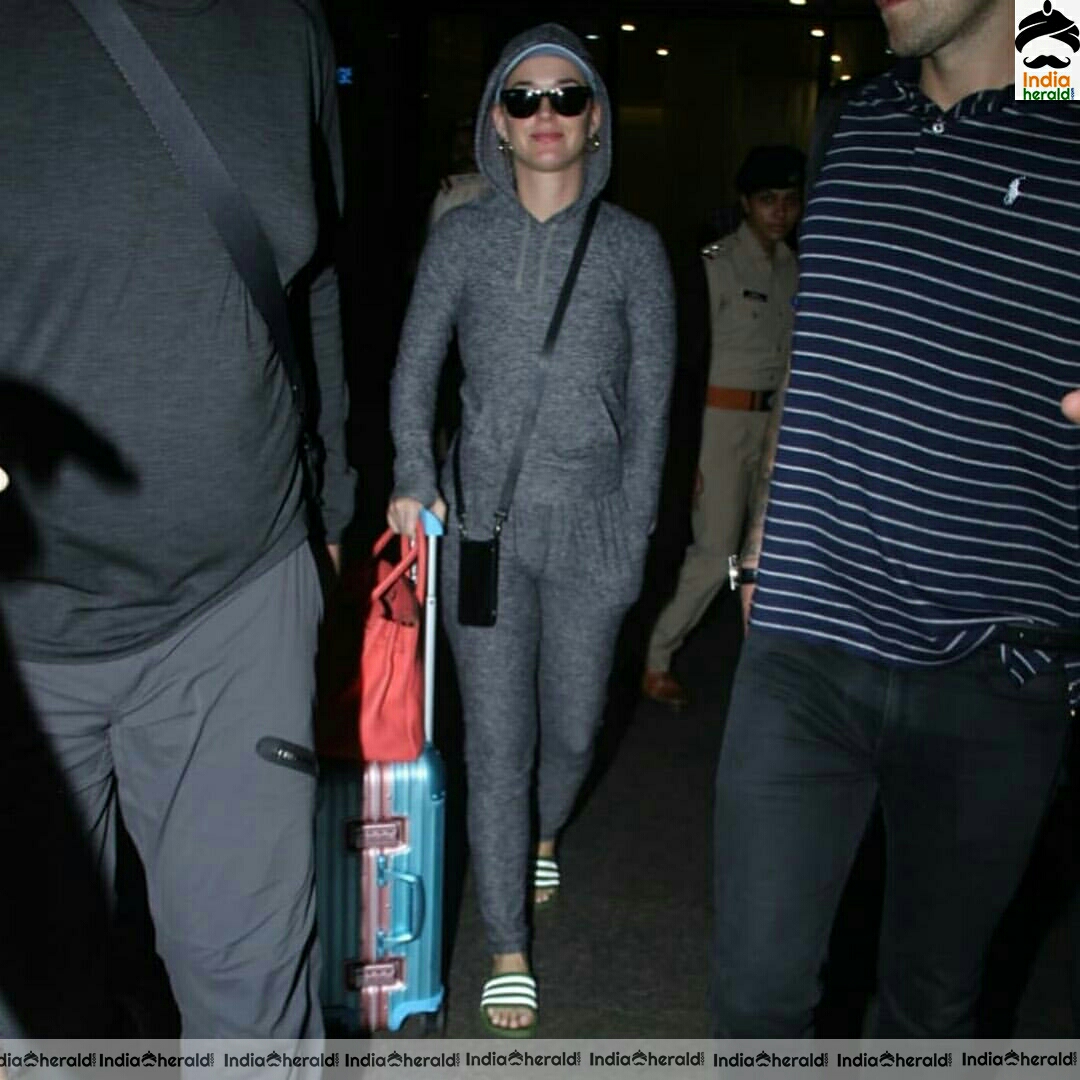 Katy perry and Hrithik Roshan Spotted At Mumbai Airport Stills