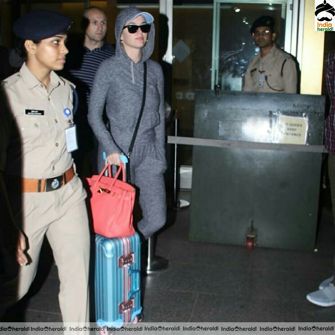 Katy perry and Hrithik Roshan Spotted At Mumbai Airport Stills