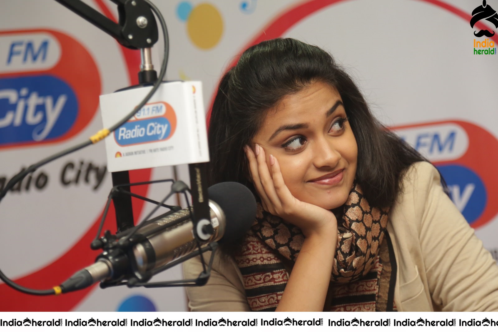 Keerthy Suresh Looking Cute at Radio City Set 1