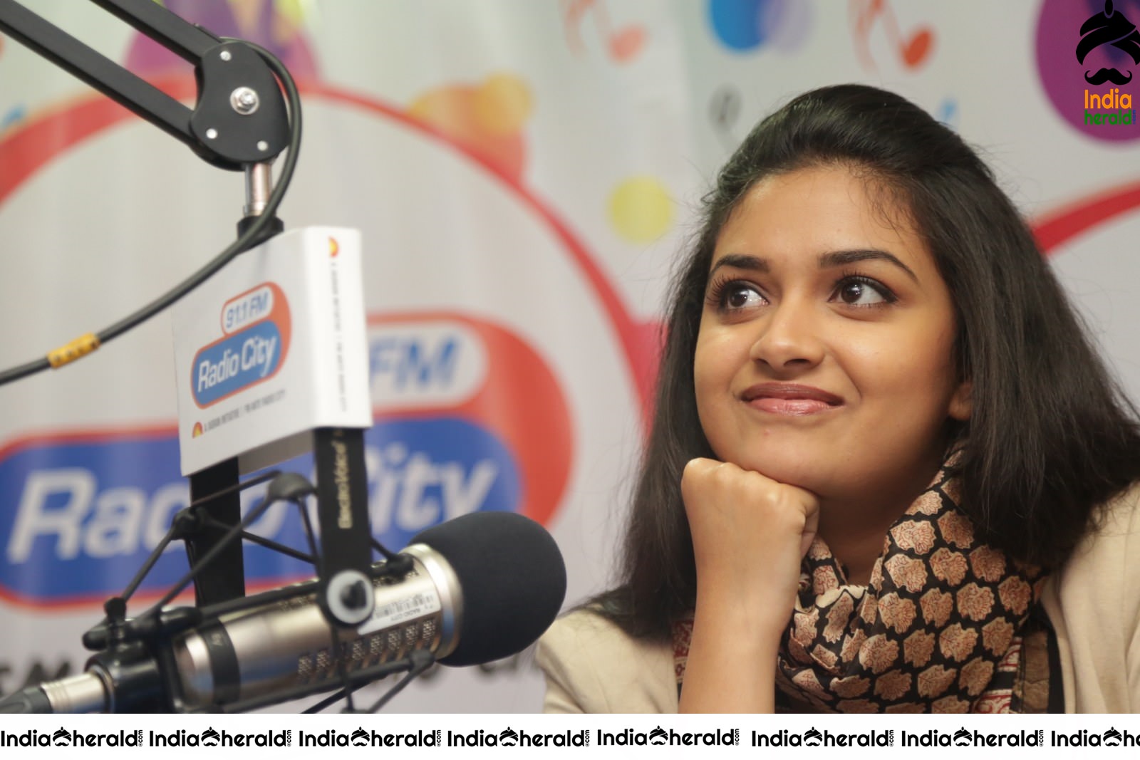 Keerthy Suresh Looking Cute at Radio City Set 1