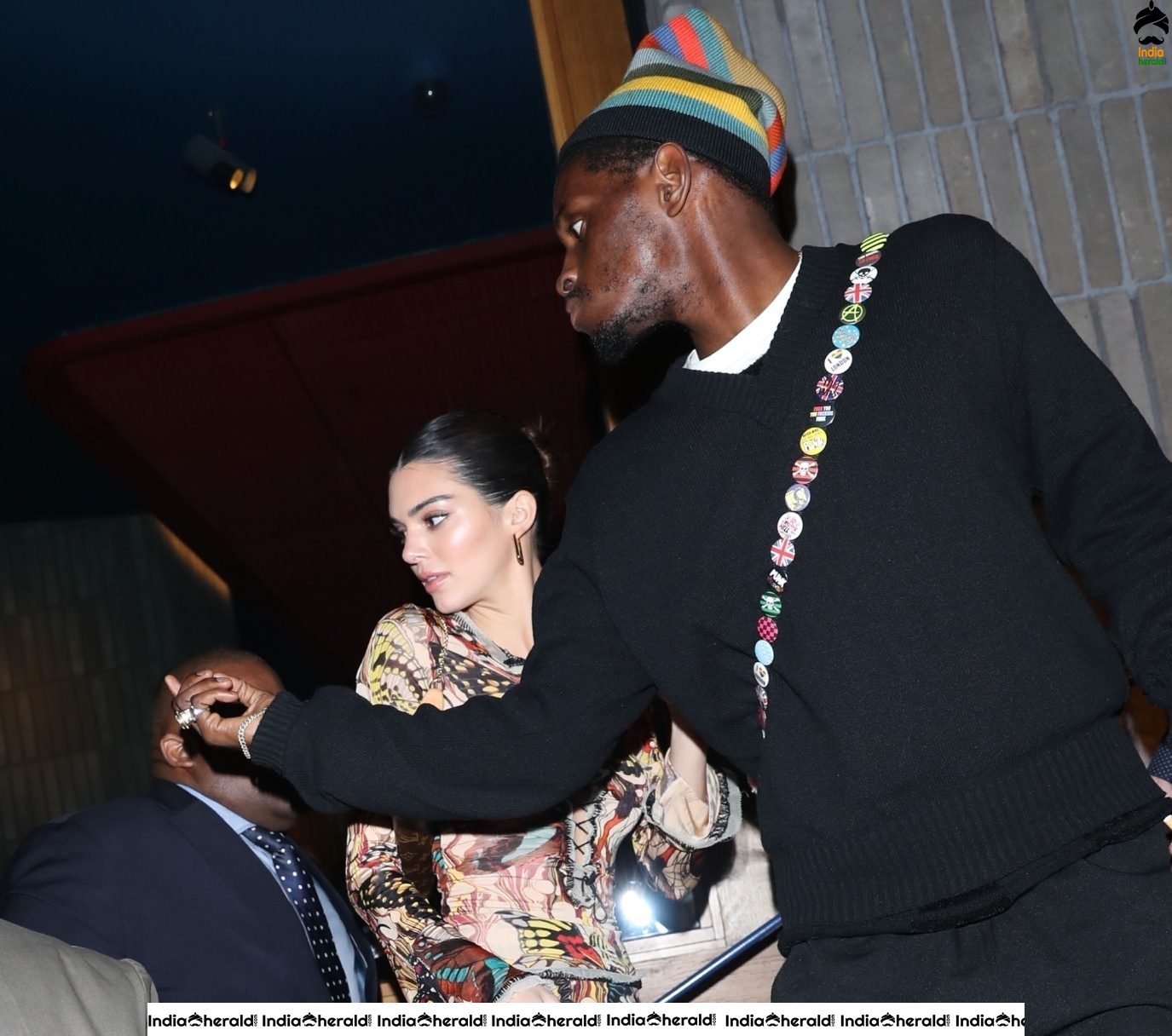 Kendall Jenner outside the LOVE Magazine party at London Fashion Week