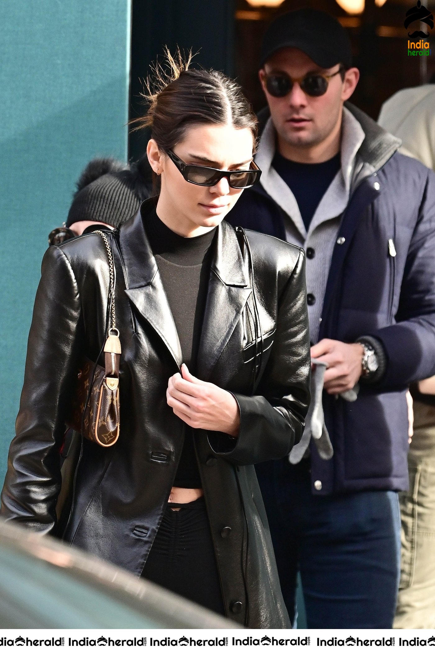 Kendall Jenner spotted leaving Sadelles restaurant in SoHo