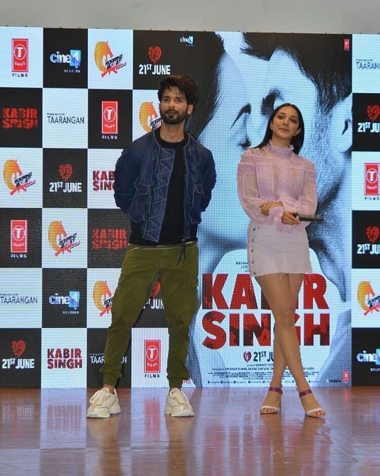 Kiara Advani And Shahid Kapoor At Kabir Singh Song Launch