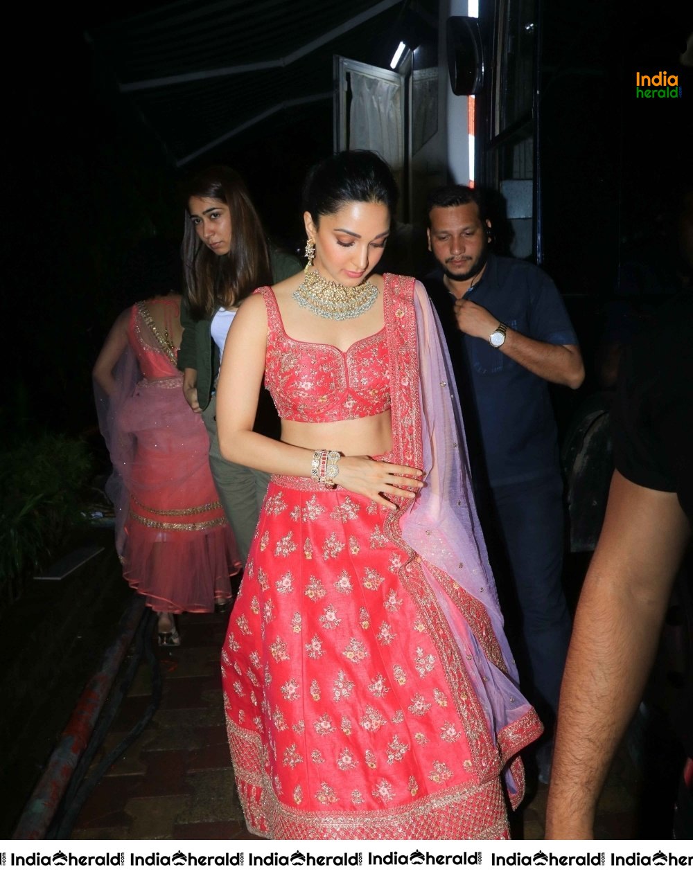 Kiara Advani And Vijay Devarakonda Seen At Filmalaya Studio