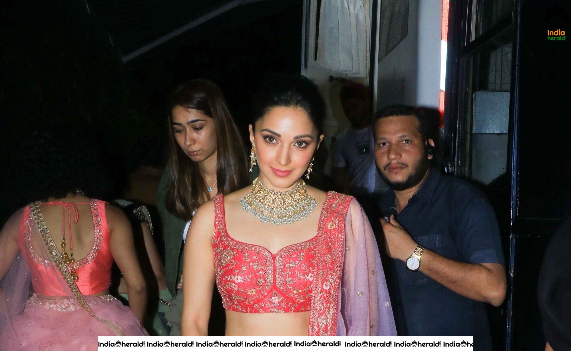 Kiara Advani And Vijay Devarakonda Seen At Filmalaya Studio