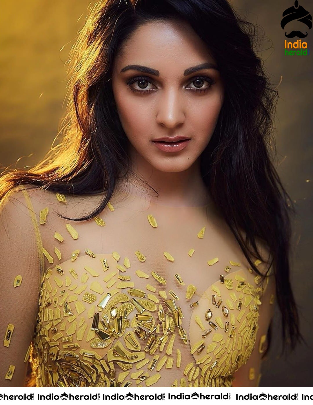 Kiara Advani Looks like a Golden Angel in this Photoshoot