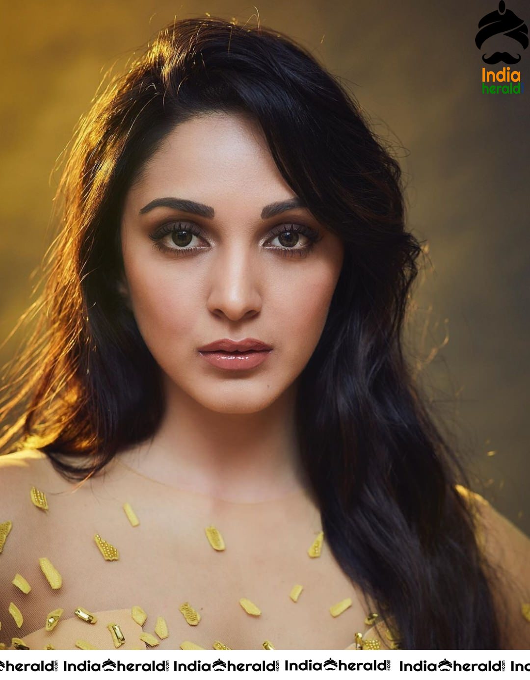 Kiara Advani Looks like a Golden Angel in this Photoshoot