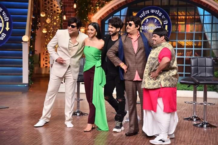 Kiara Advani With Shahid Kapoor At Kapil Sharma Show