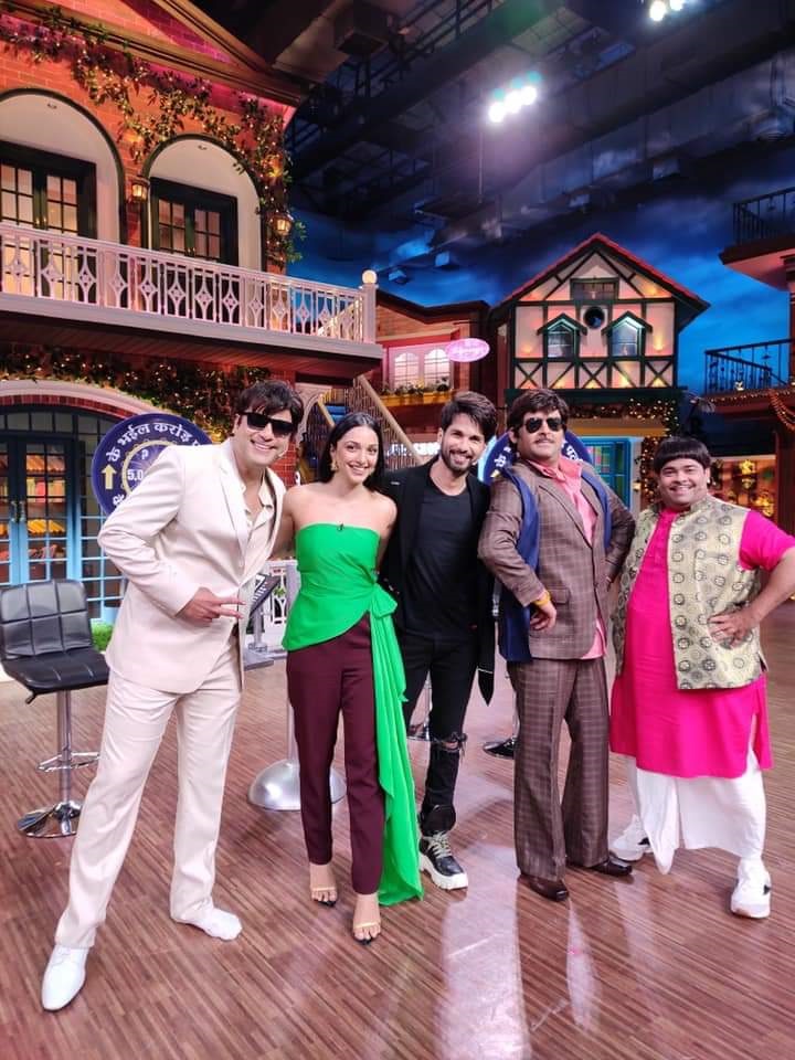 Kiara Advani With Shahid Kapoor At Kapil Sharma Show