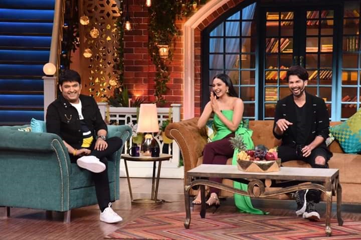 Kiara Advani With Shahid Kapoor At Kapil Sharma Show