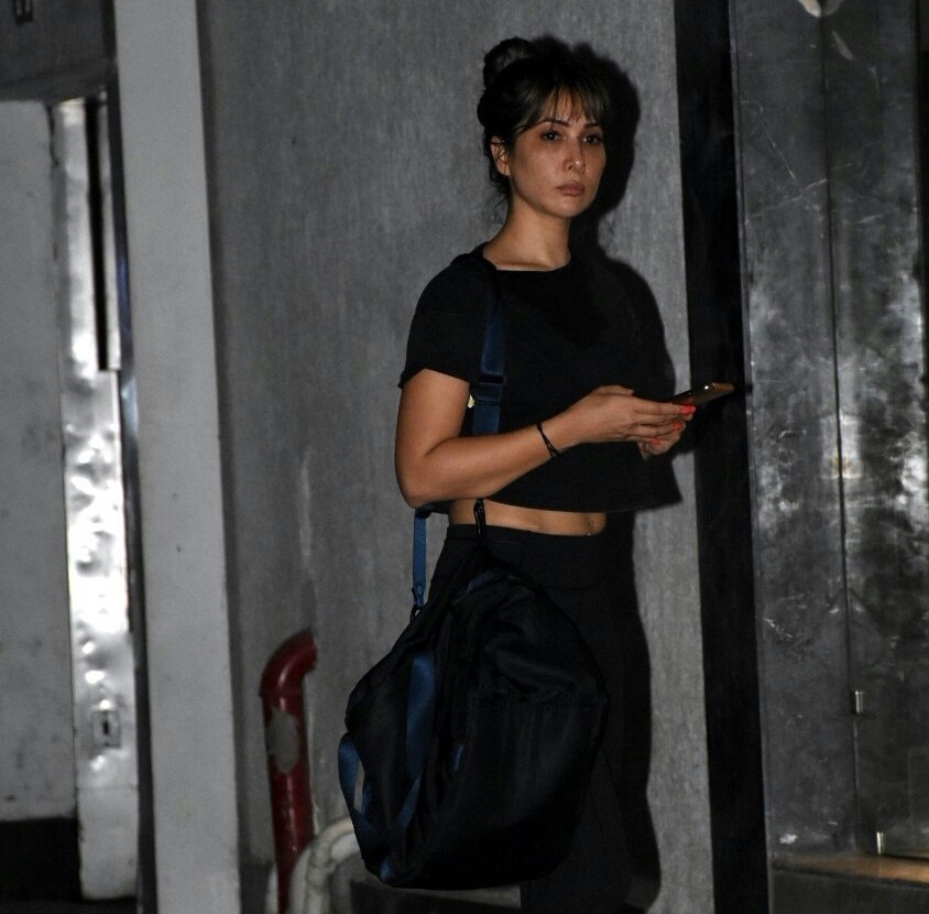 Kim Sharma Seen At A Gym