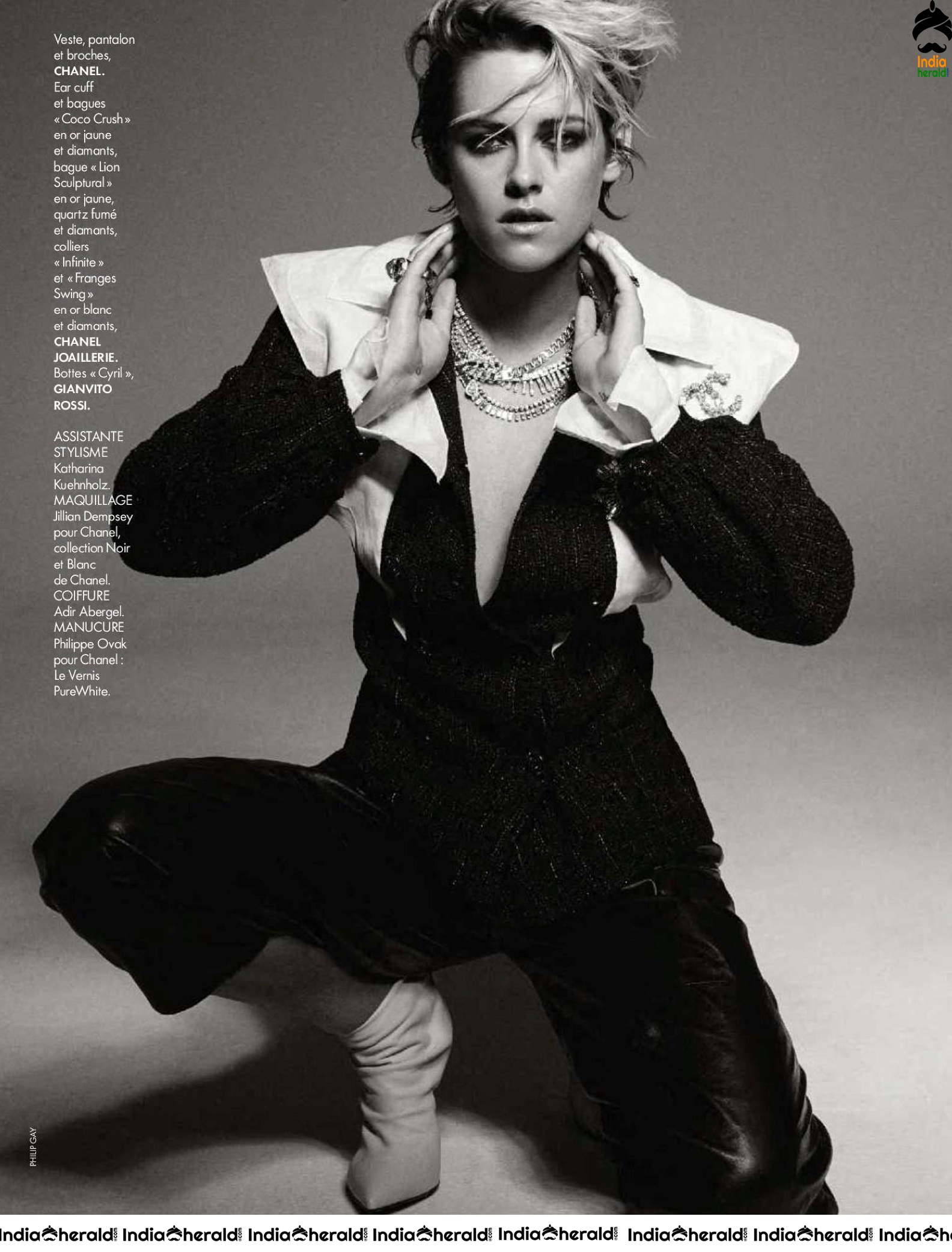 Kristen Stewart Photoshoot for Elle Magazine France Issue