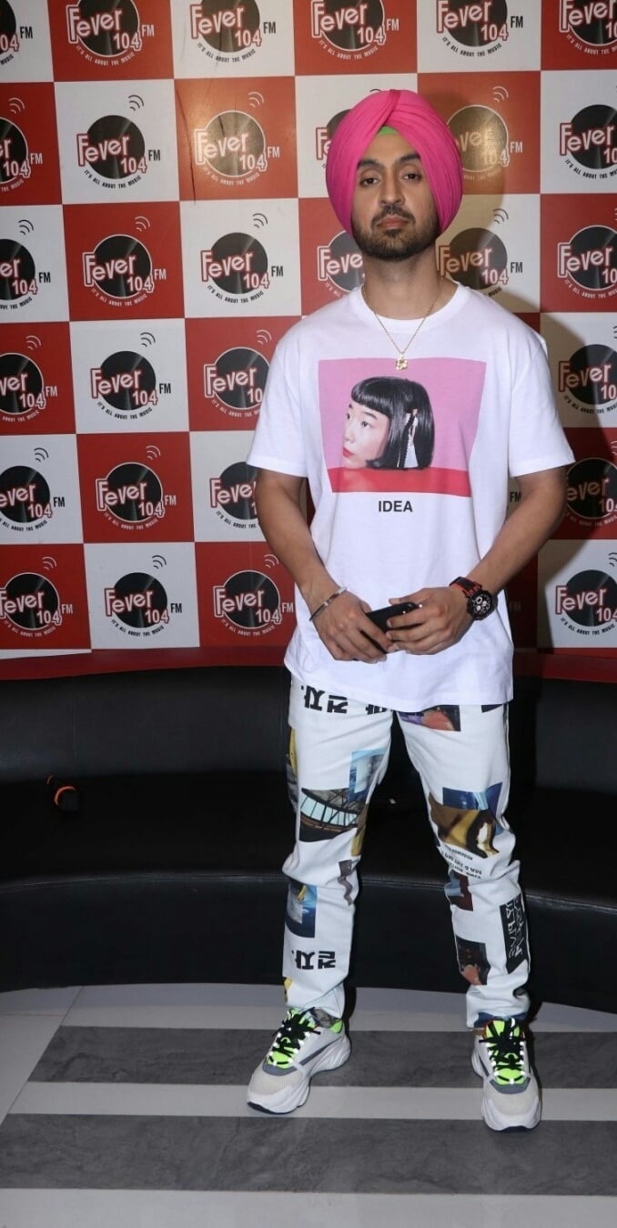 Kriti Sanon And Dil Jit During The Promotion Of Arjun Patiala Movie In Mumbai