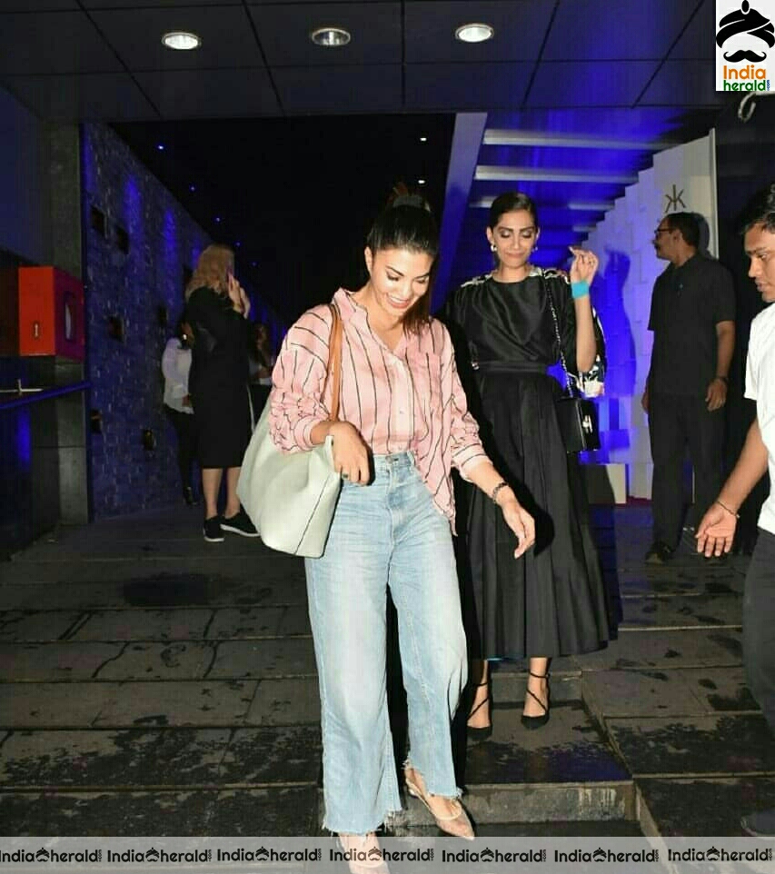 Kriti Sanon And Jacqueline Spotted Outside Bandra