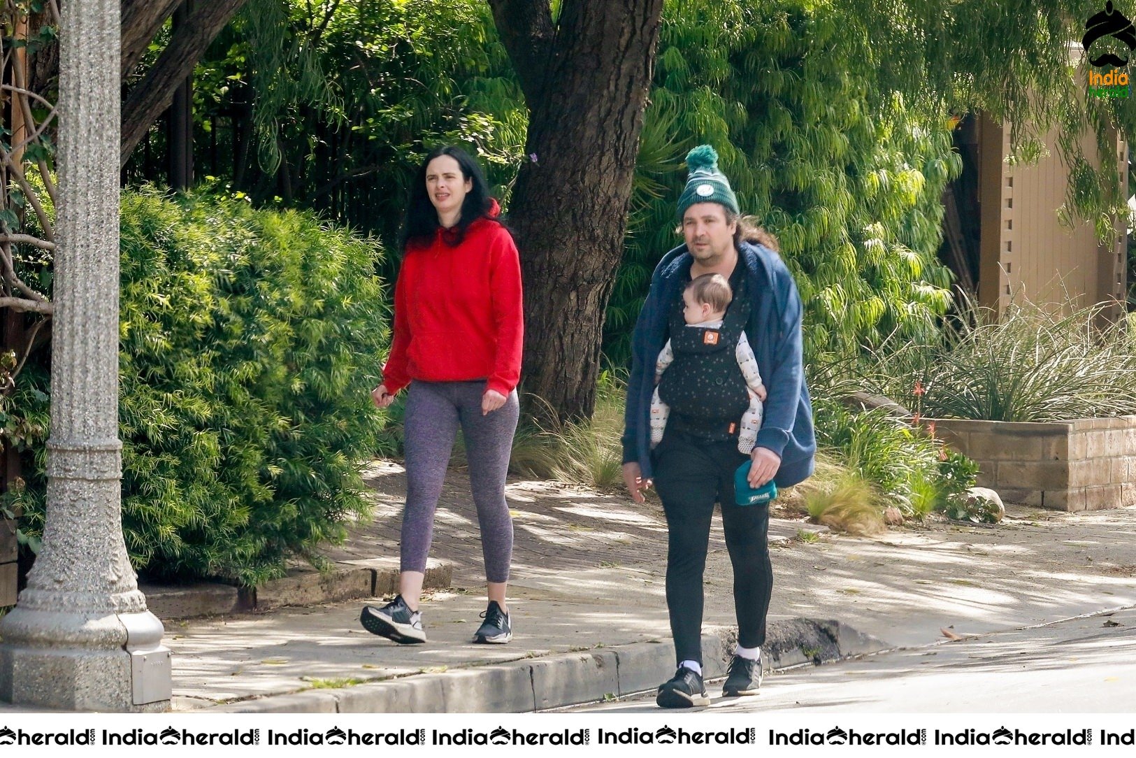 Krysten Ritter spotted by Paparazzi as she was walking out in Los Angeles