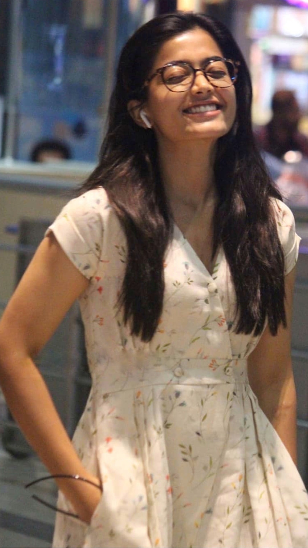 Latest Clicks Of Zero Makeup Rashmika Snapped At The Airport