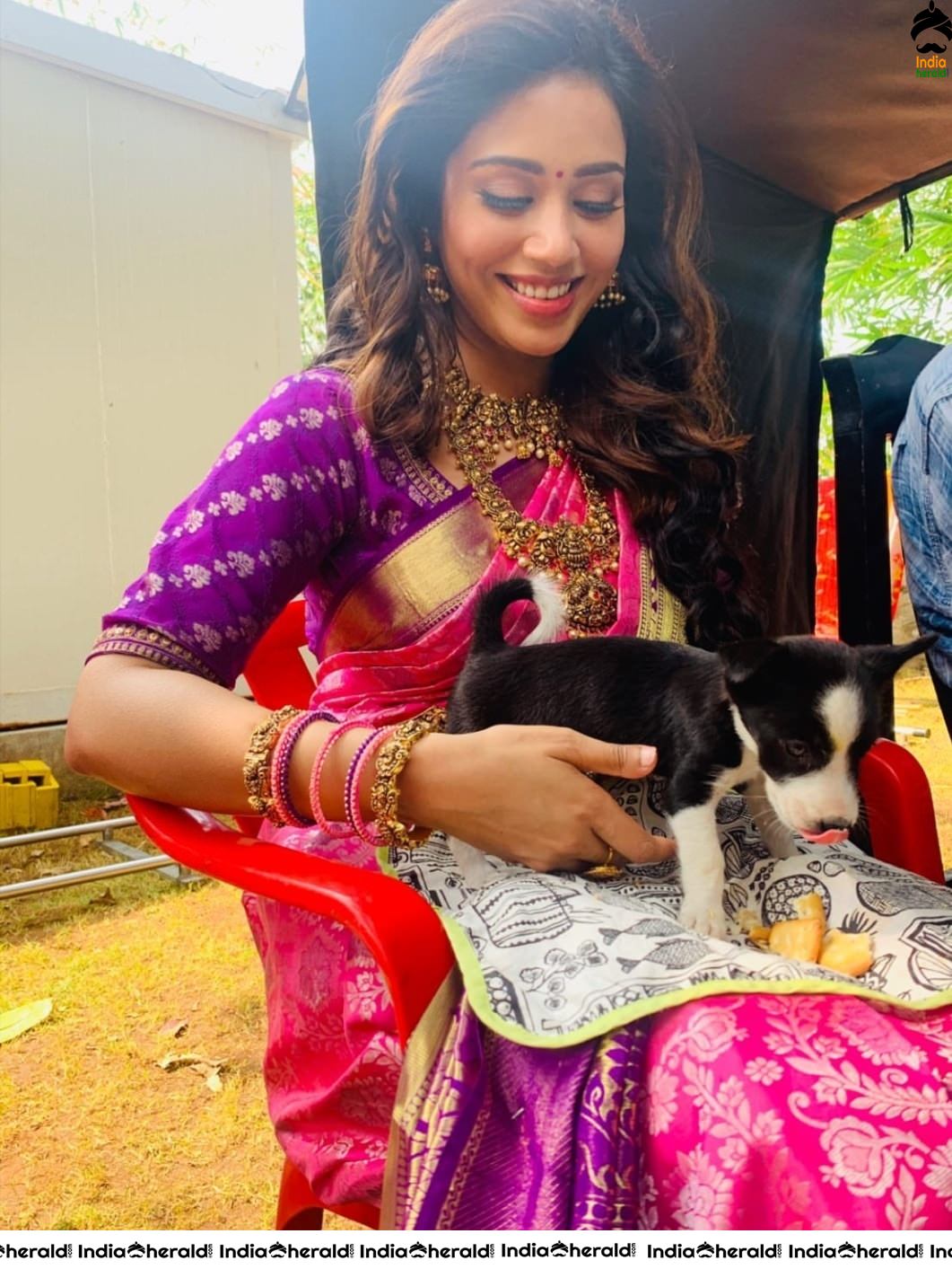 Latest Collection of Actresses Oozing Oomph in Saree Set 1