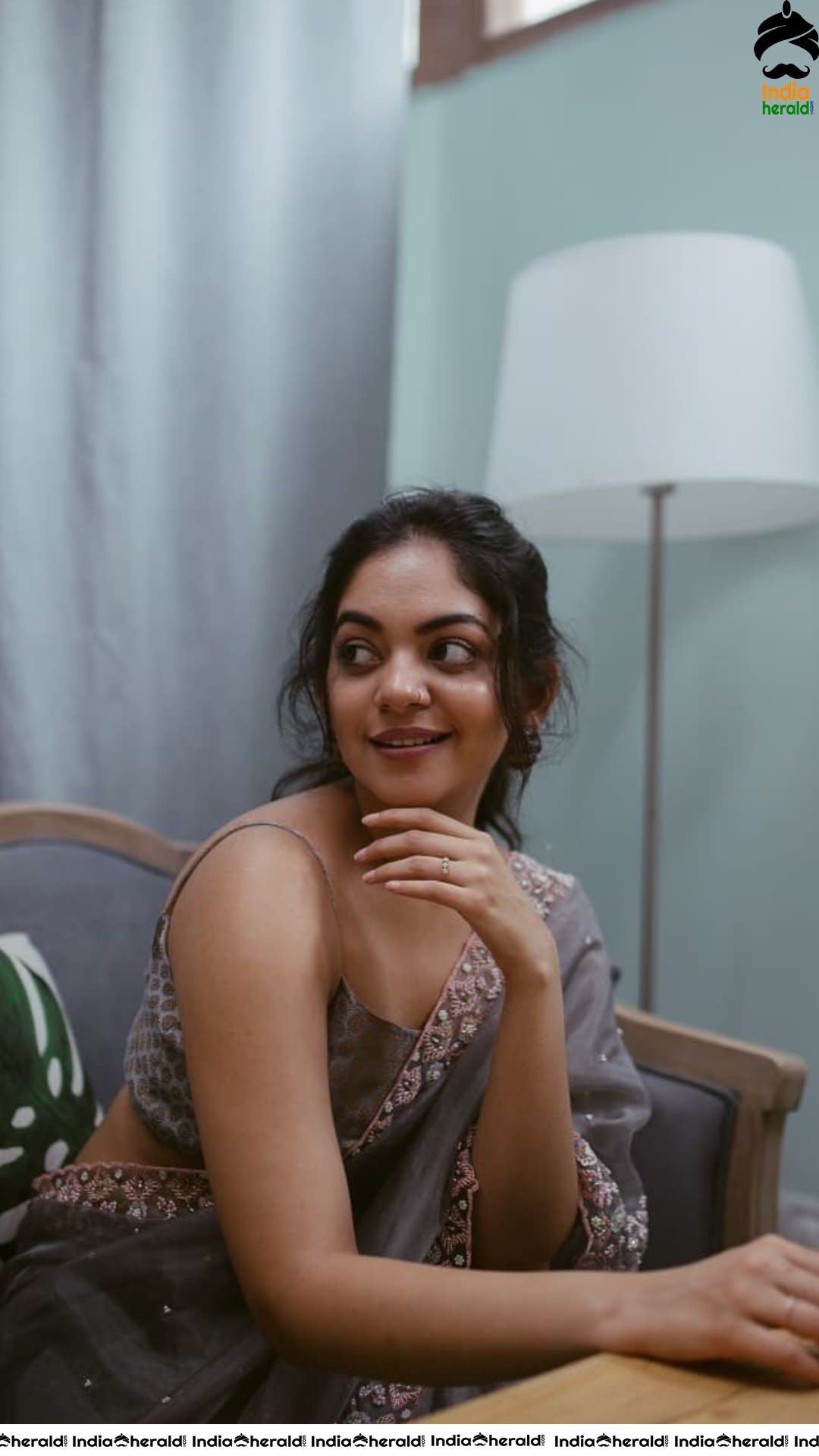 Latest Hot clicks of Ahaana Krishna in Saree Set 2