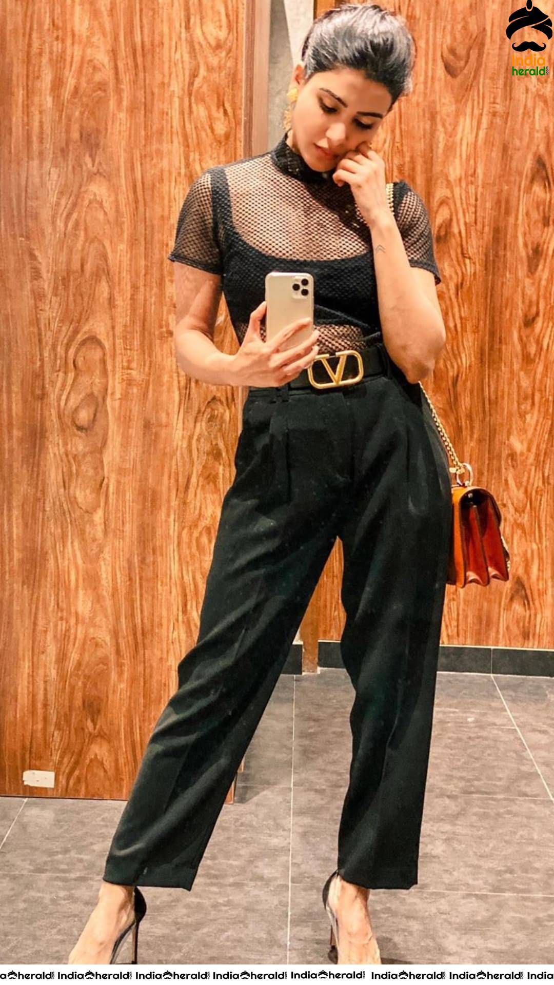 Latest Hot Clicks of Samantha and Raashi Khanna in Black
