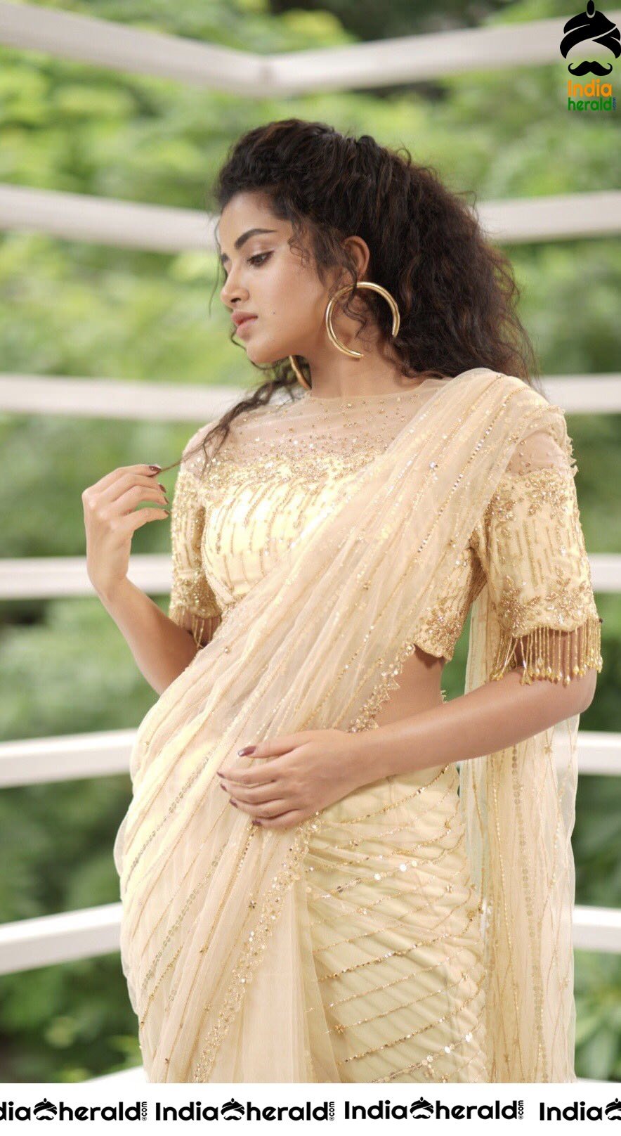 Latest Hot Compilation of Photos of Anupama Parameswaran in Saree Set 2