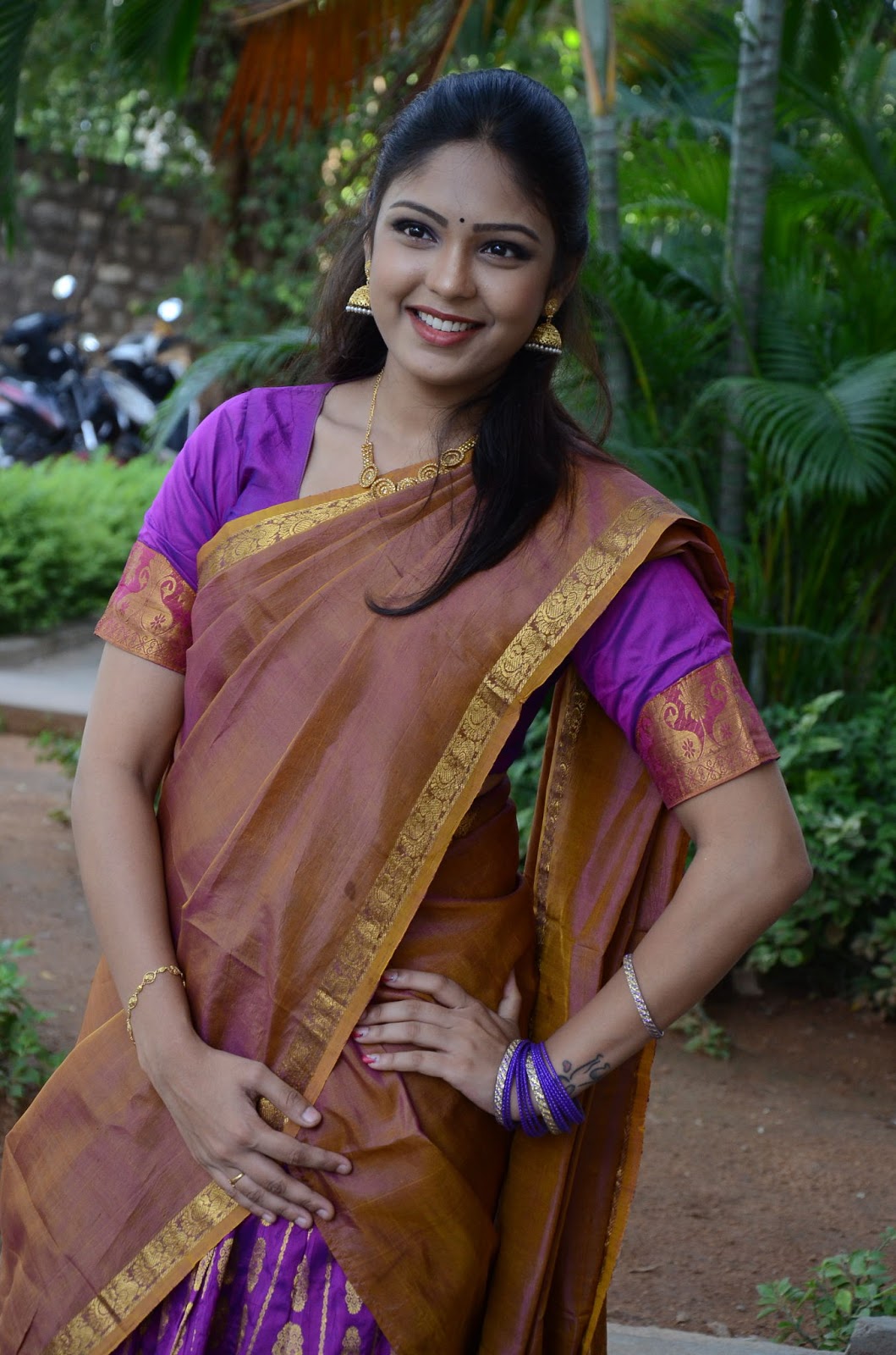 Lavanya Chowdary latest saree pictures