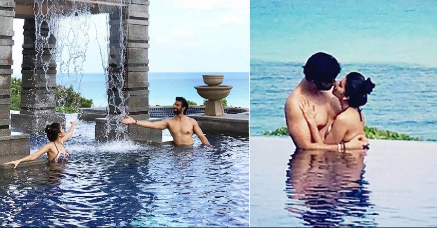 Leaked Honeymoon Hot Photos Of Charu Asopa And Rajeev Sen Set 1