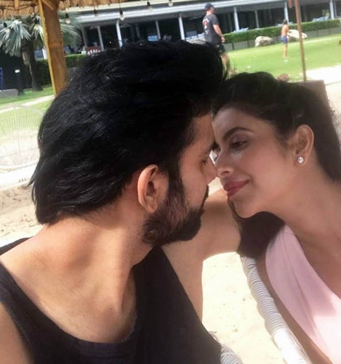 Leaked Honeymoon Hot Photos Of Charu Asopa And Rajeev Sen Set 1