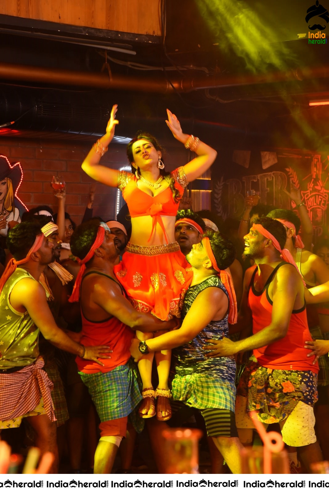 Light house Cine Magic Movie Hot Song Shoot Coverage Stills Set 2