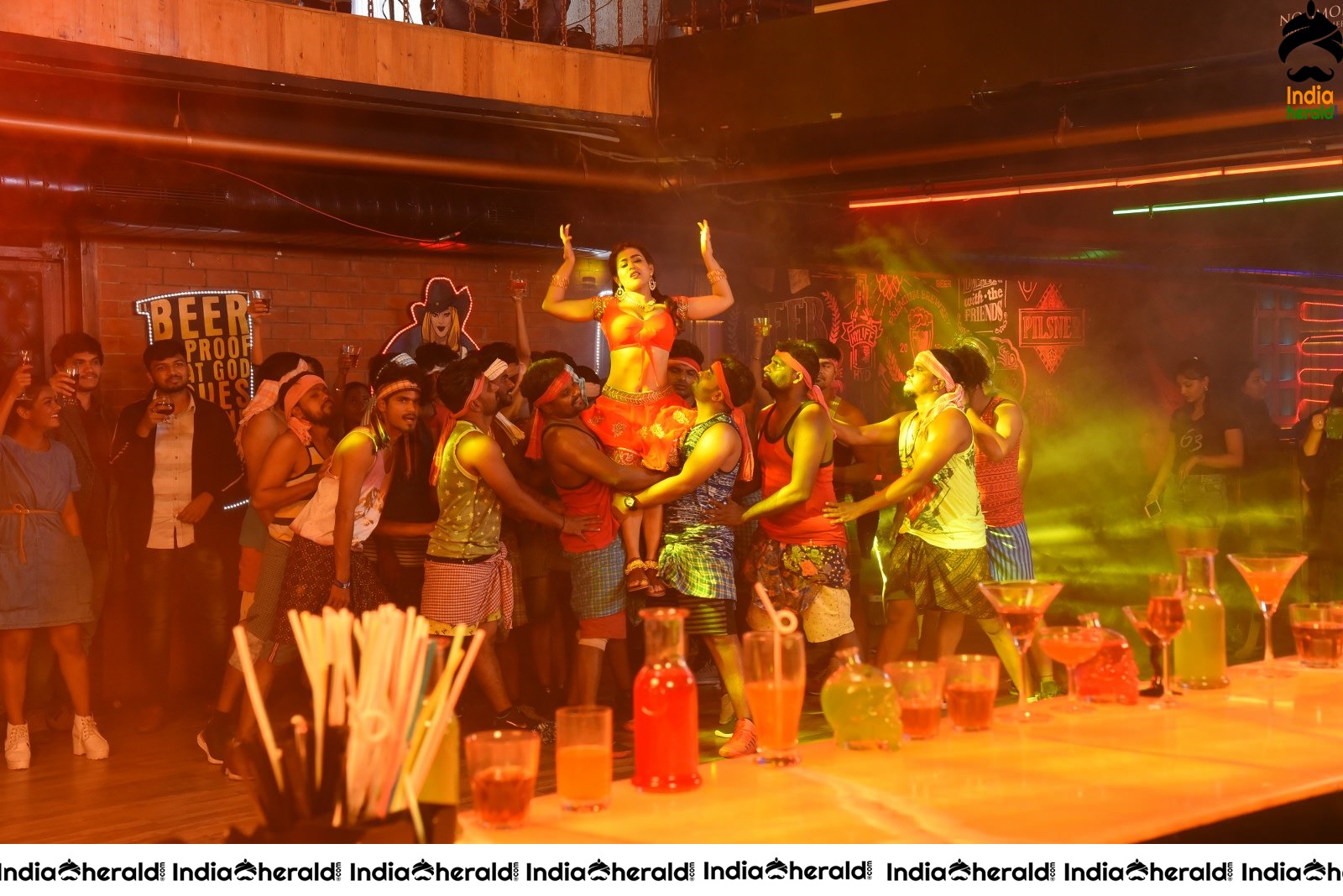 Light house Cine Magic Movie Hot Song Shoot Coverage Stills Set 2