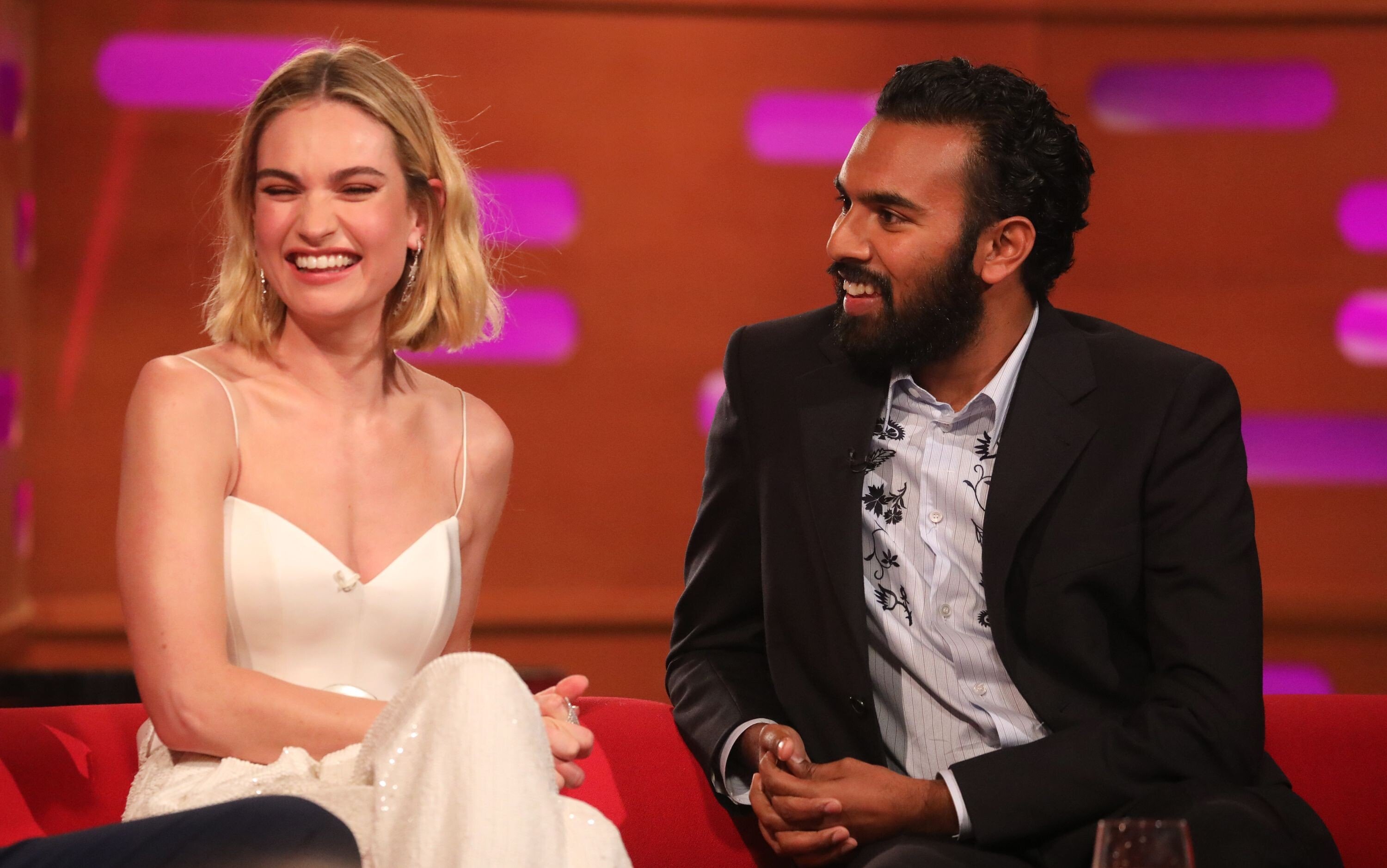 Lily James At The Graham Norton Show In London