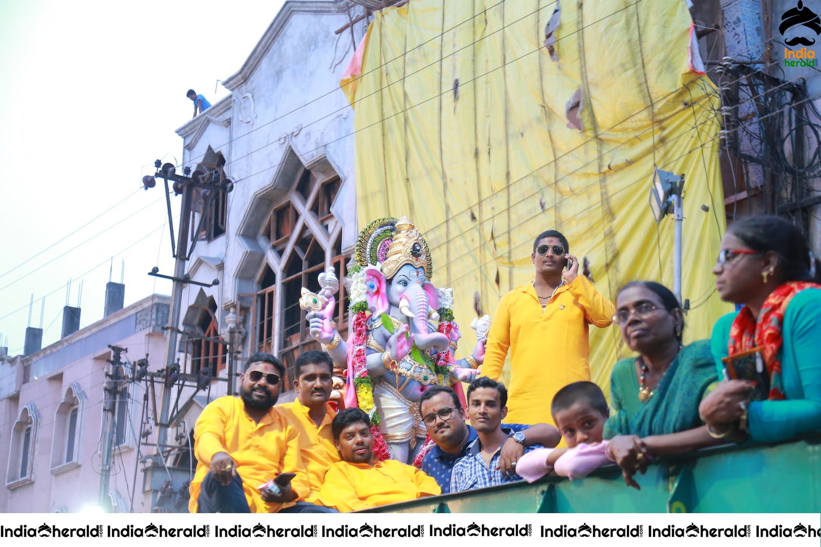 Lord Ganesha Immersion At Hyderabad Set 6