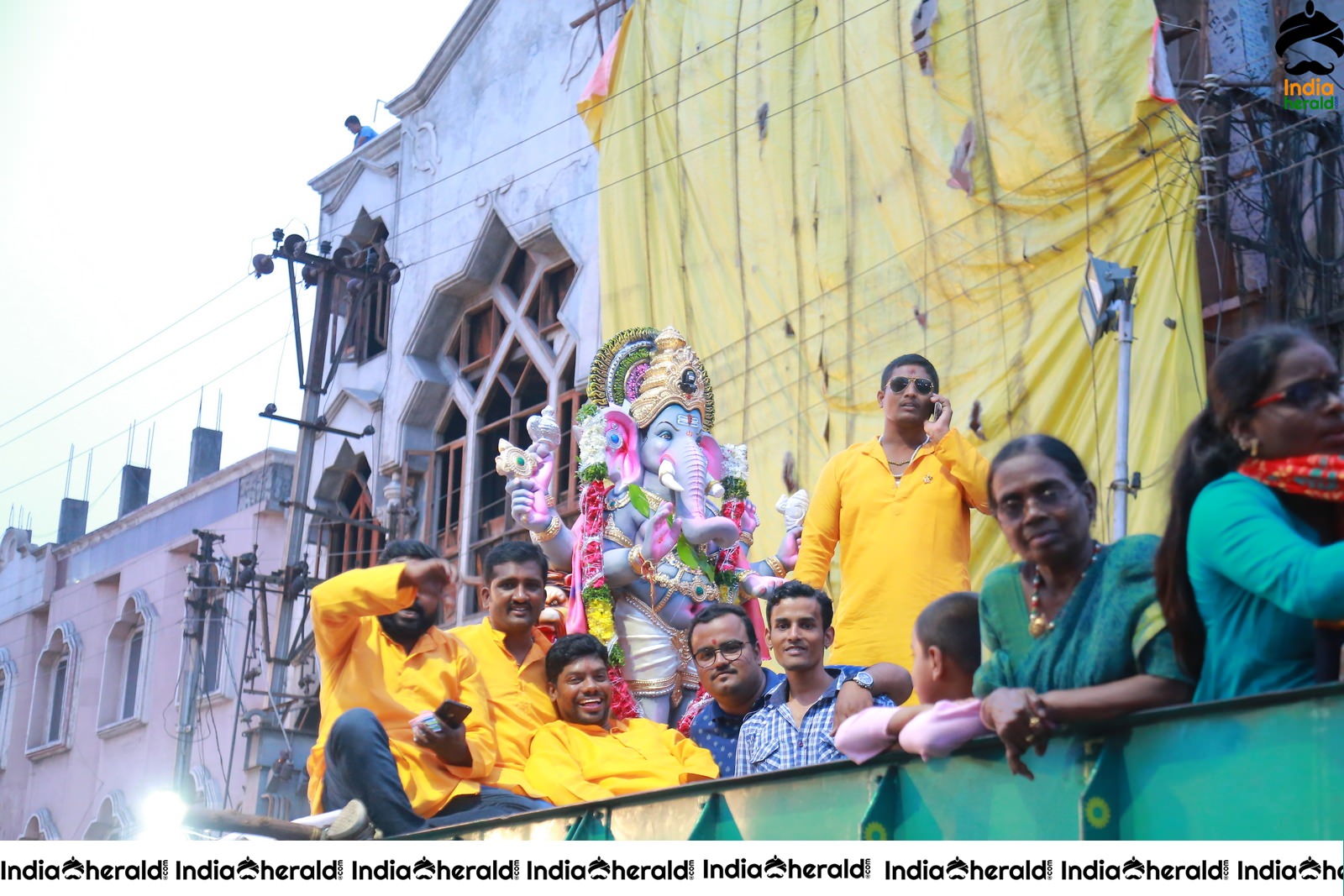 Lord Ganesha Immersion At Hyderabad Set 6