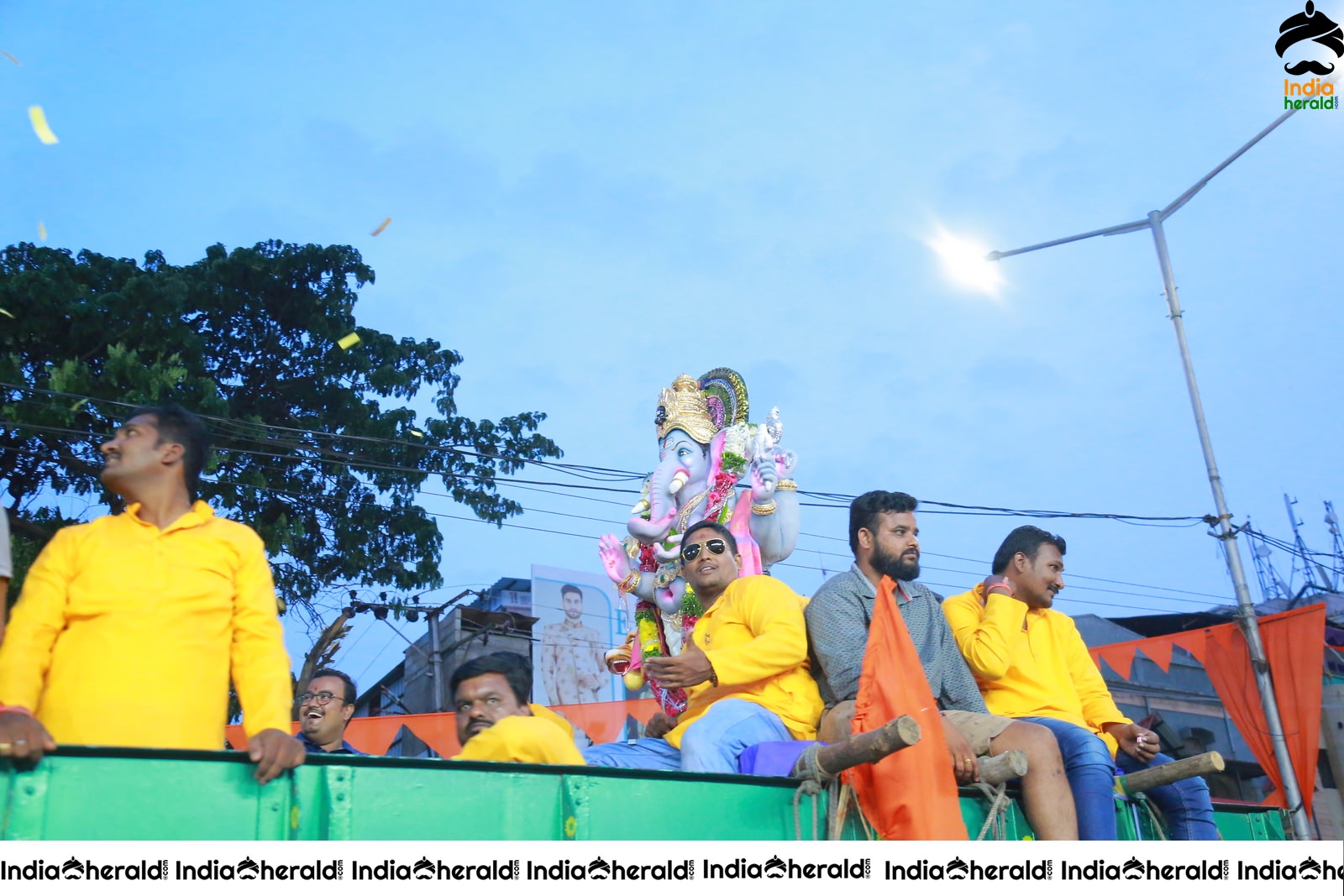 Lord Ganesha Immersion At Hyderabad Set 6