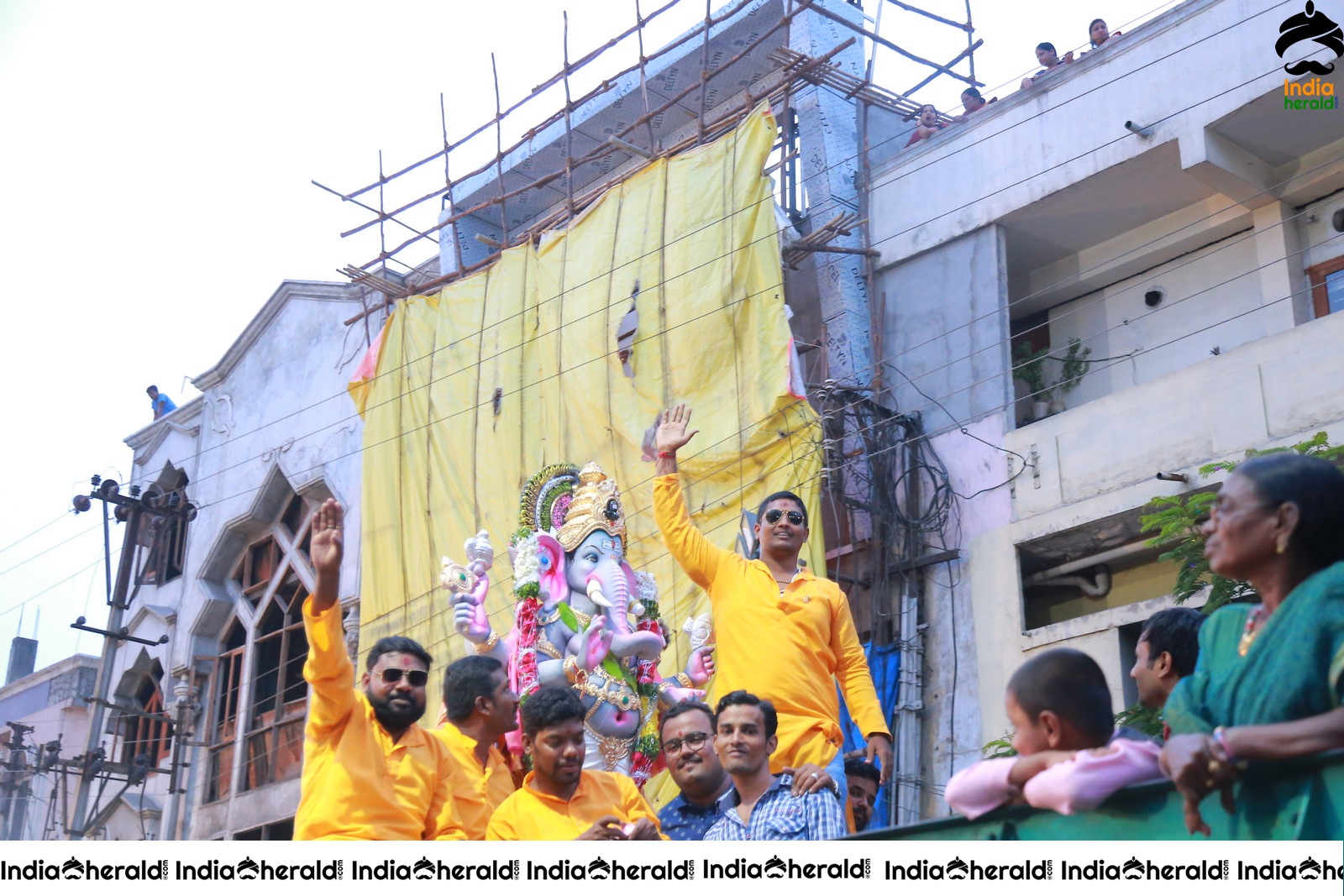 Lord Ganesha Immersion At Hyderabad Set 6