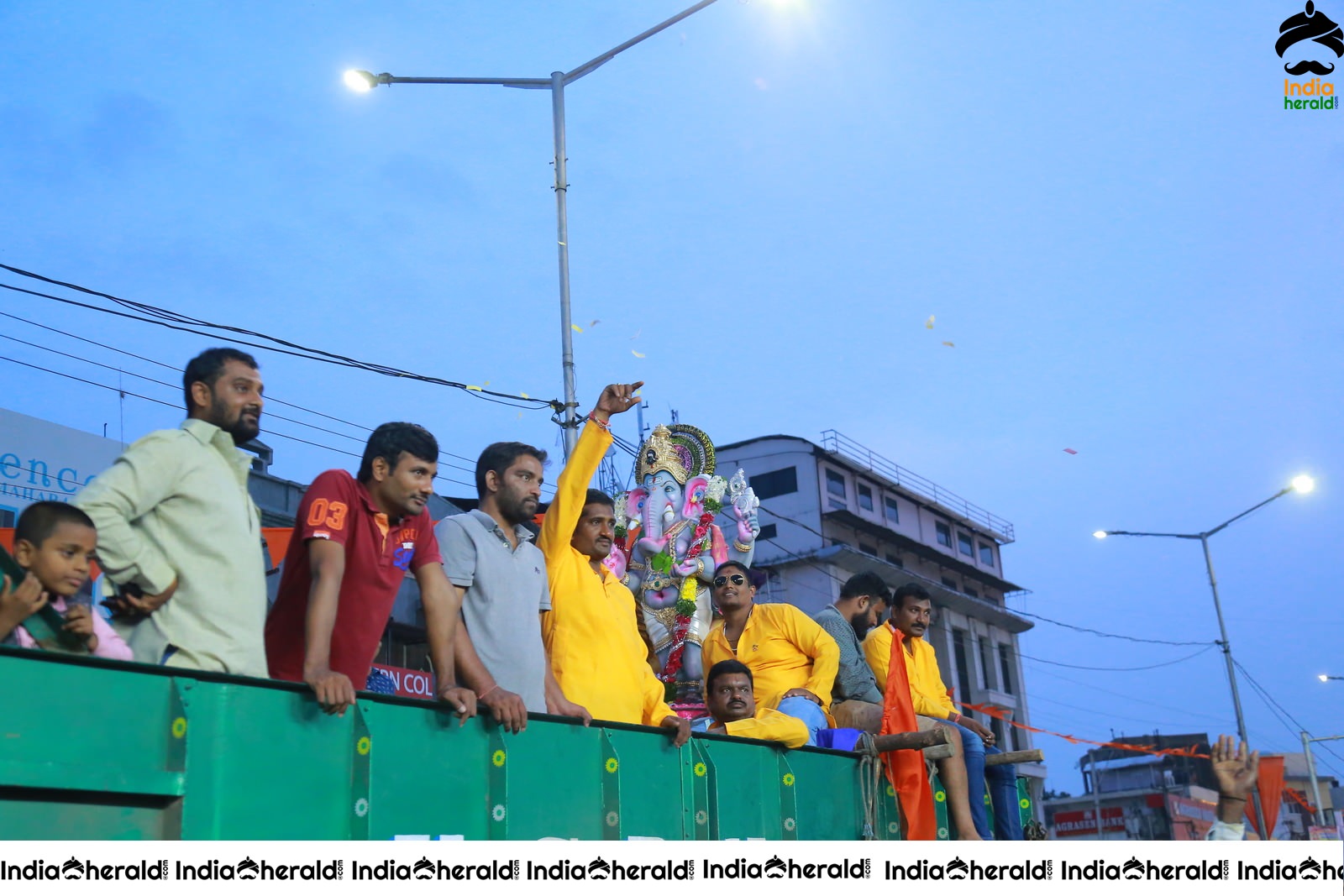 Lord Ganesha Immersion At Hyderabad Set 6