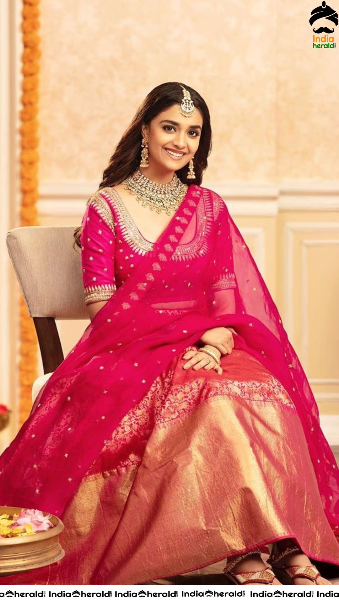 Lovely Clicks of Keerthy Suresh from her latest Advertisement