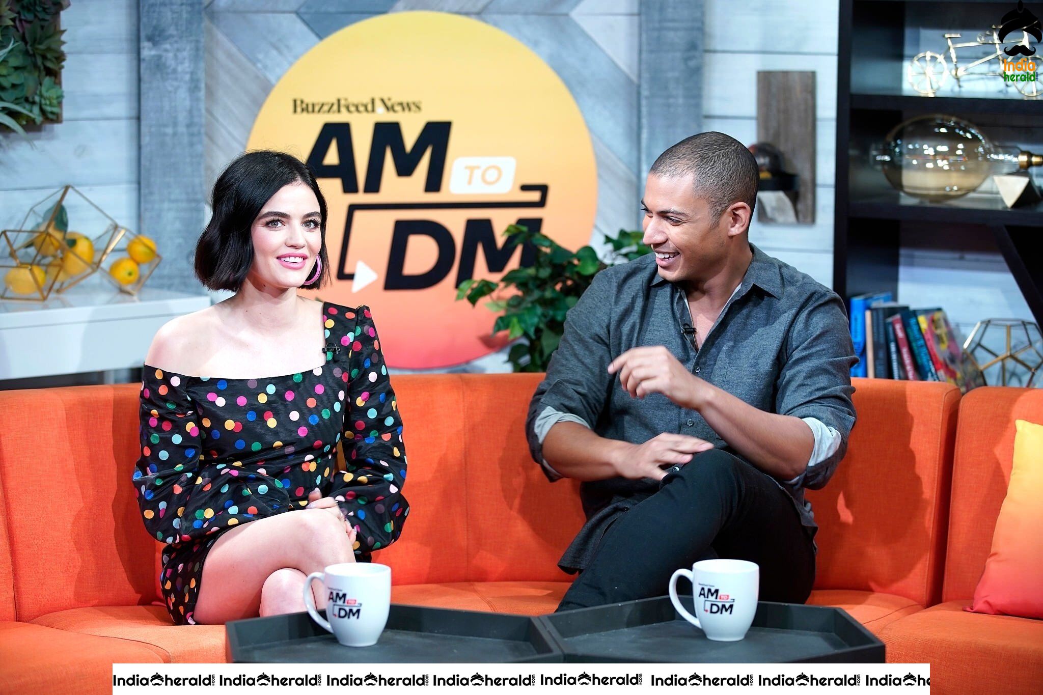 Lucy Hale at Buzzfeed AM To DM in New York