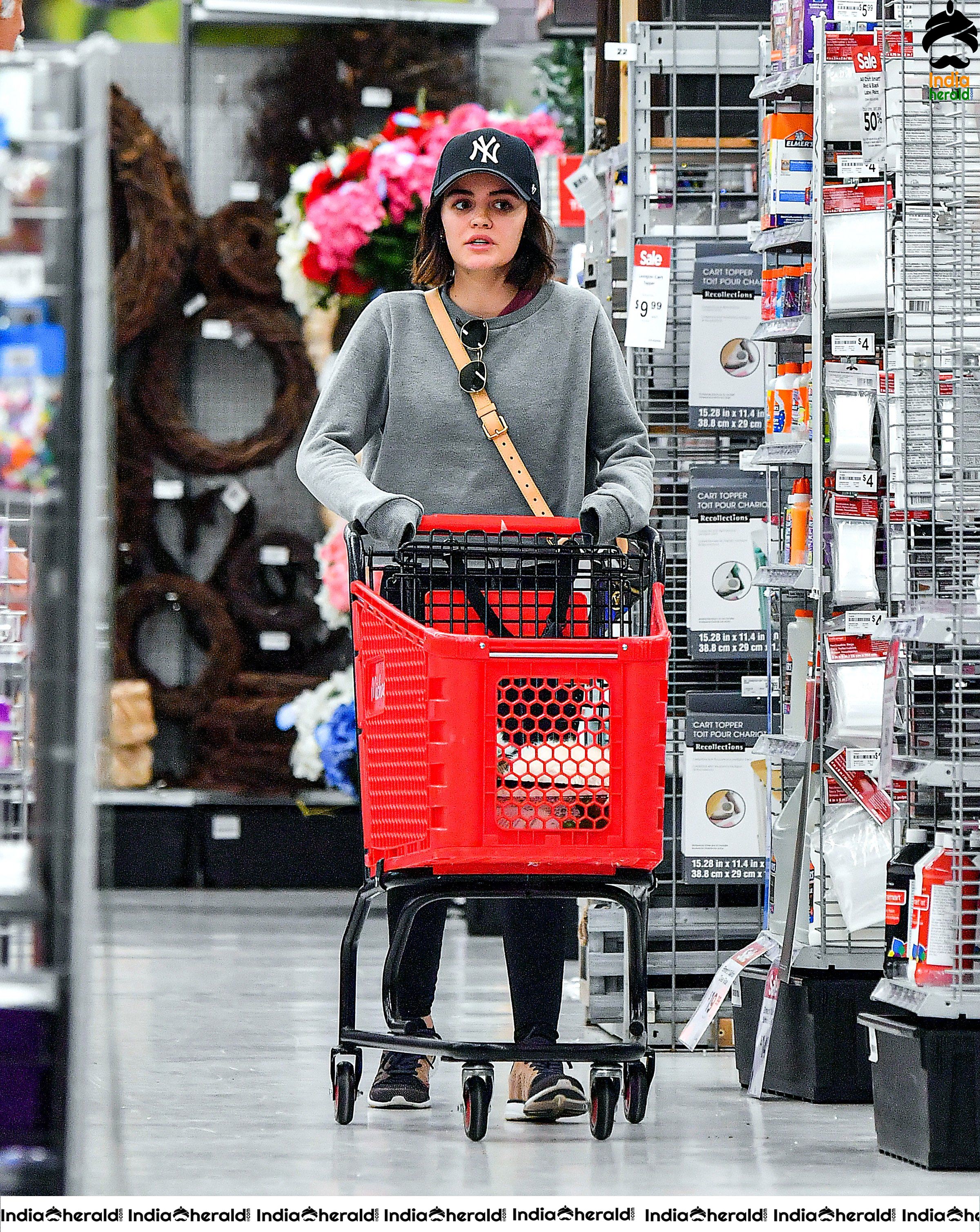 Lucy Hale caught by Paparazzi out in Studio City