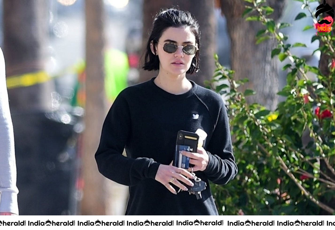 Lucy Hale caught by Paparazzi while running errands
