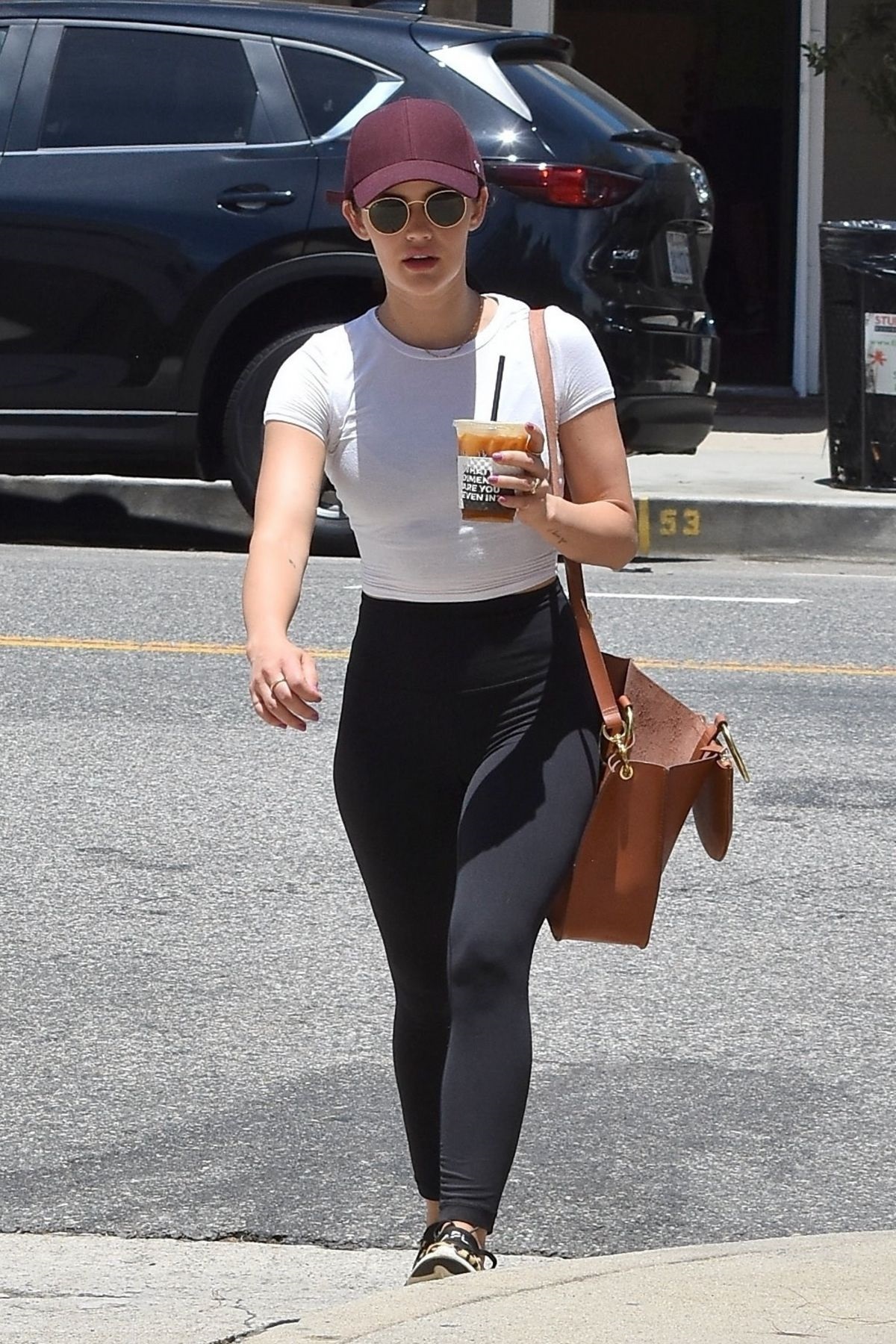 Lucy Hale Leaving A Gym In Studio City California