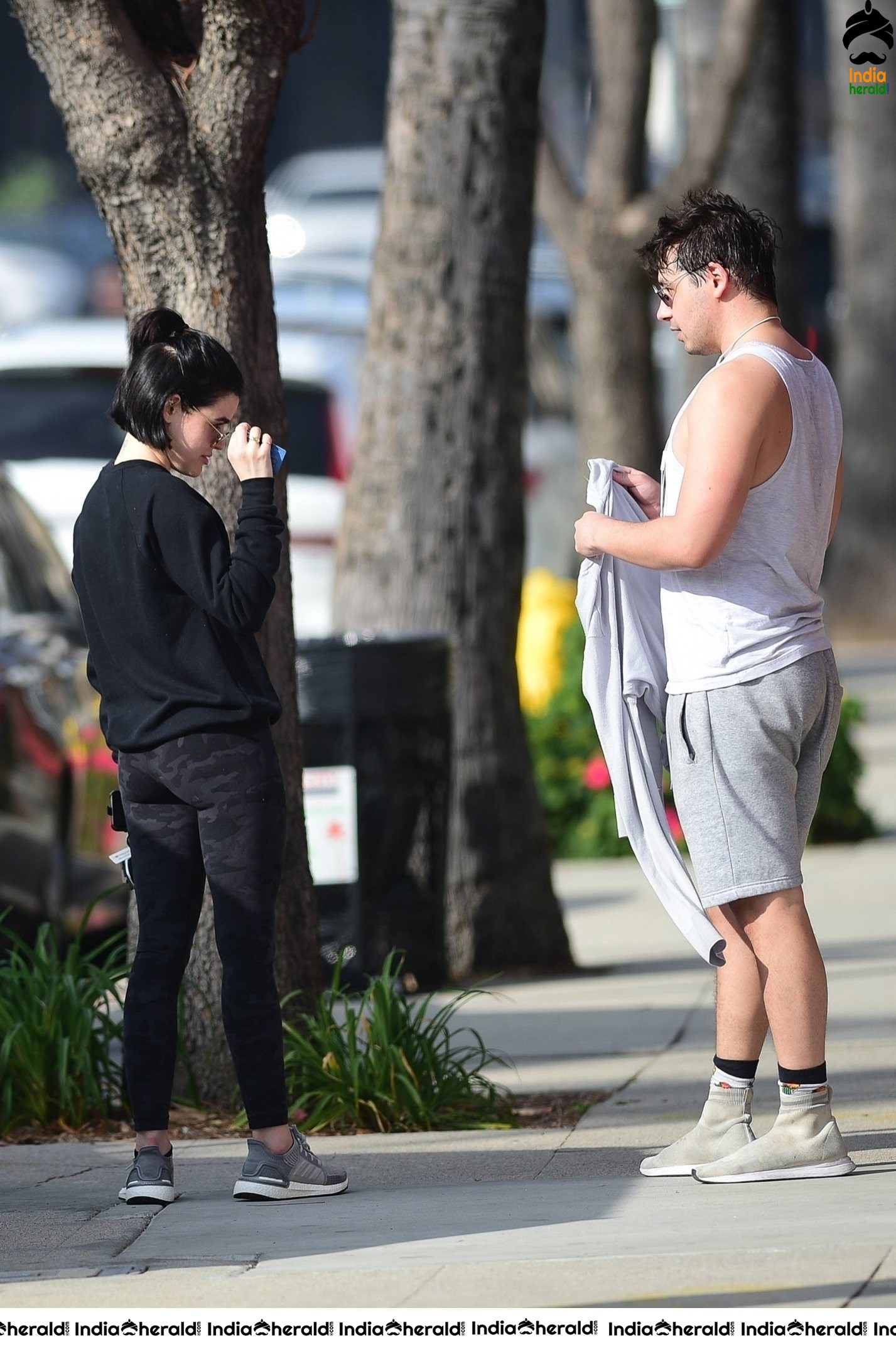 Lucy Hale out after a workout in Los Angeles