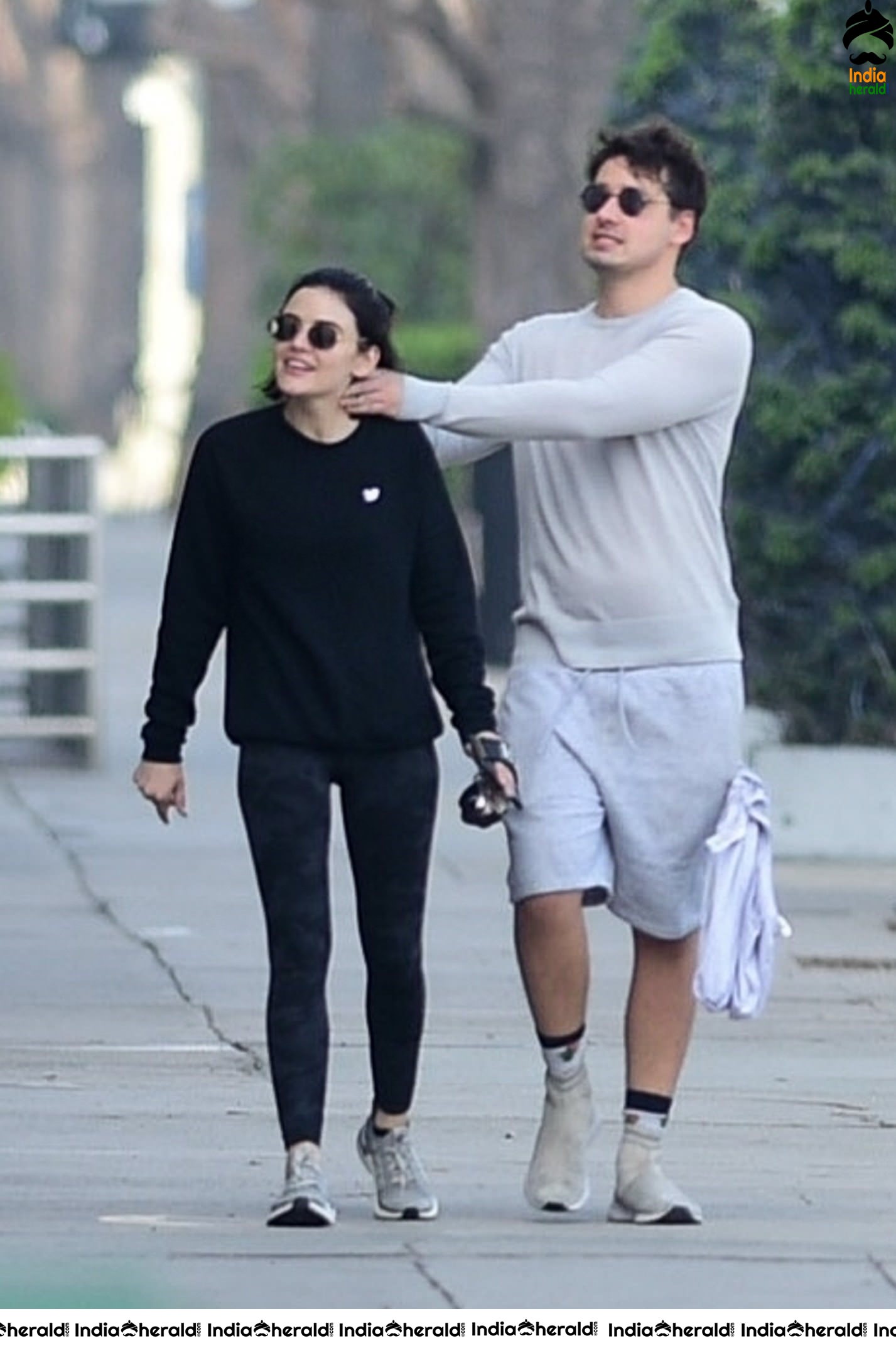 Lucy Hale out after a workout in Los Angeles