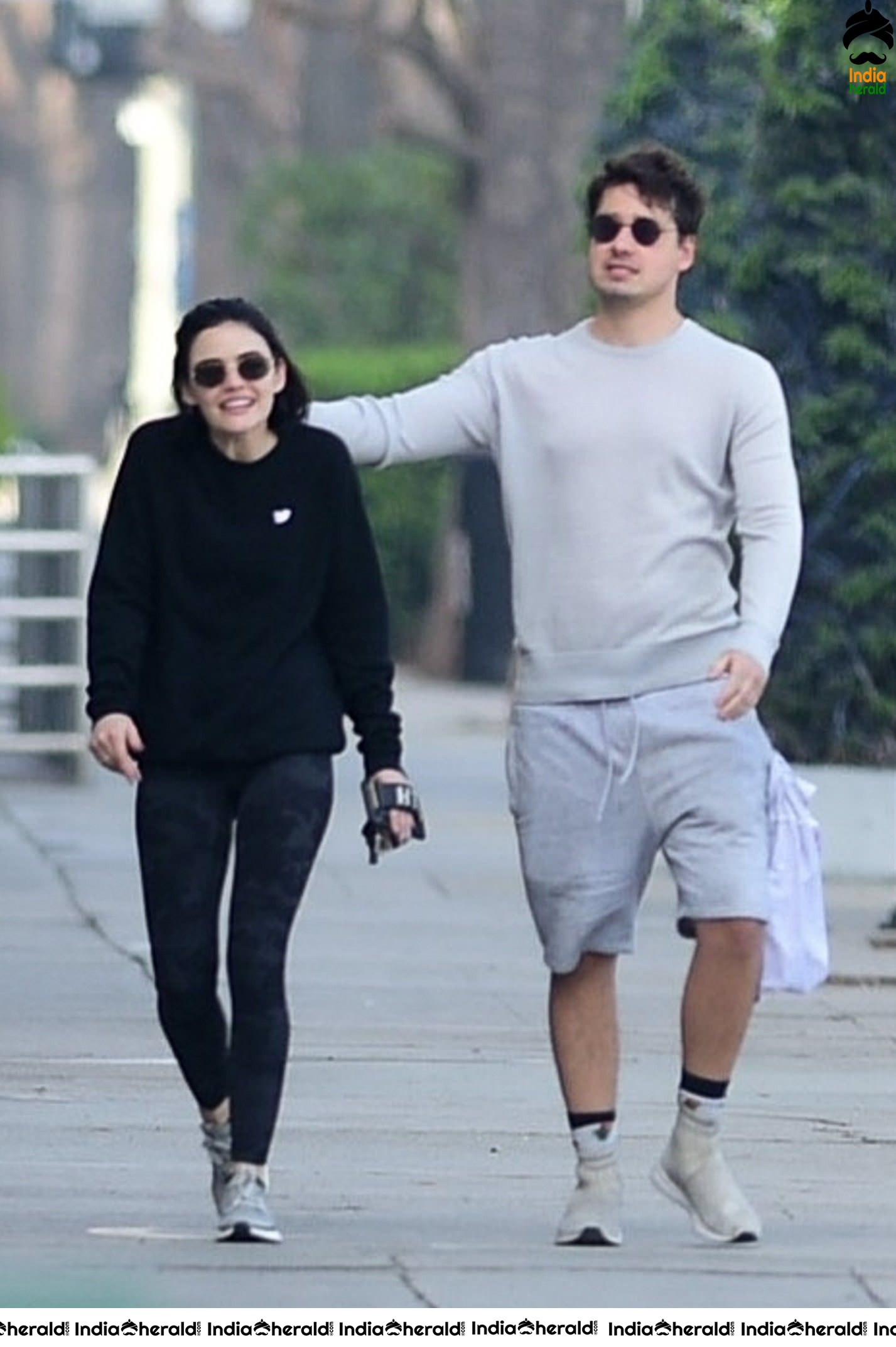 Lucy Hale out after a workout in Los Angeles