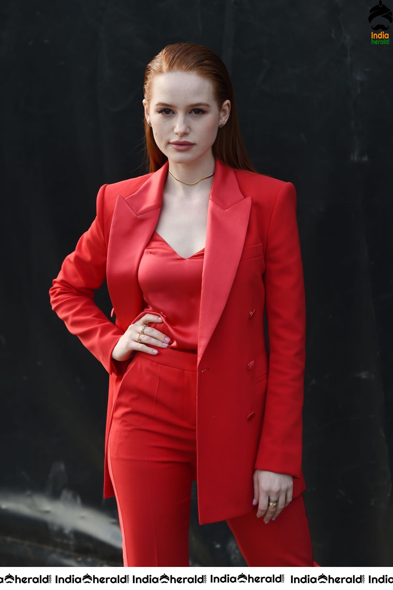 Madelaine Petsch in BOSS show at Milan Fashion Week Set 1