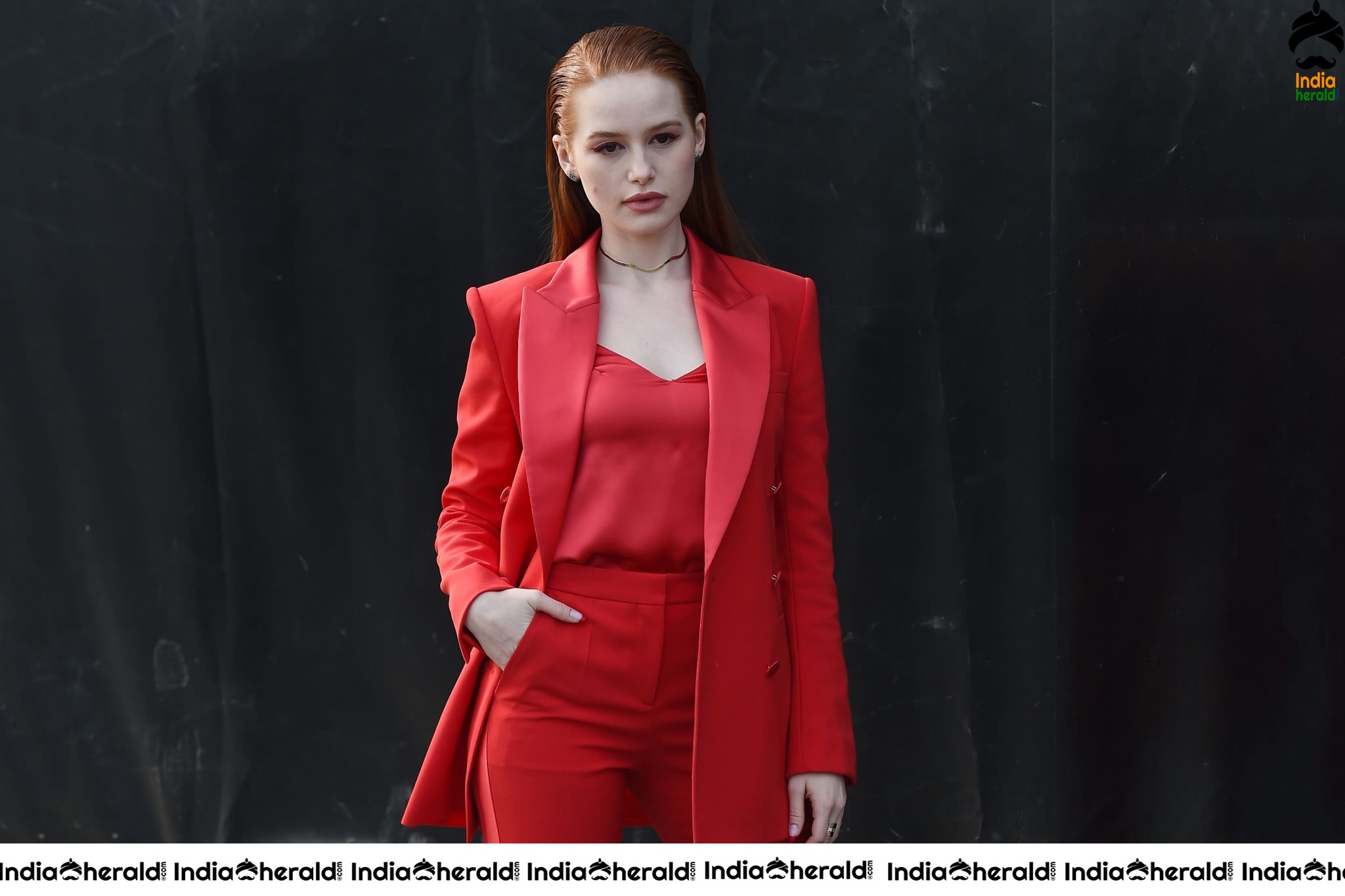 Madelaine Petsch in BOSS show at Milan Fashion Week Set 1